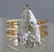 5 1/3 carat pear shaped diamond solitaire ladies ring - 3