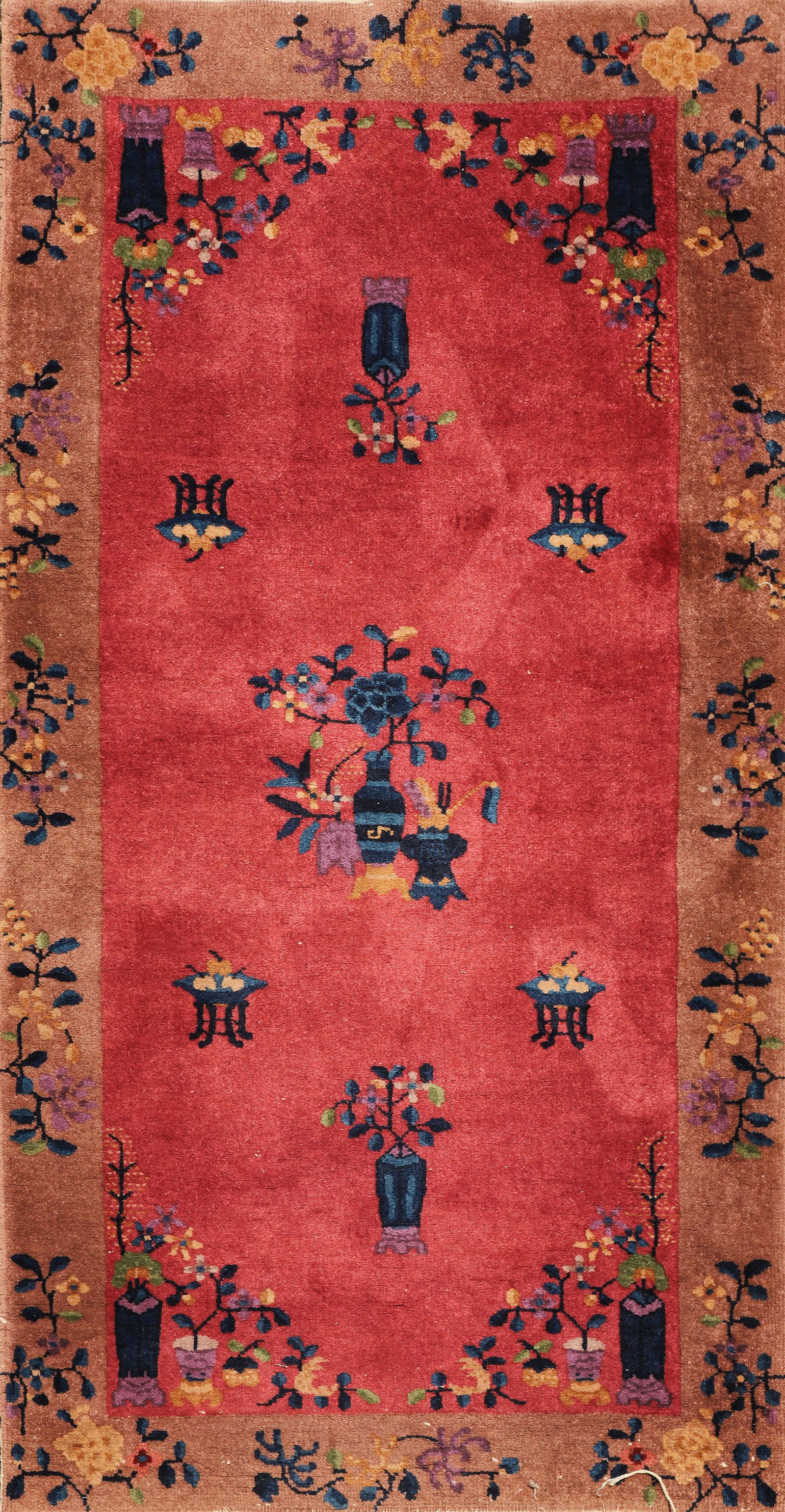 2'10" x 5'11" Nichols Chinese Art Deco Throw Rug (1 of 5)