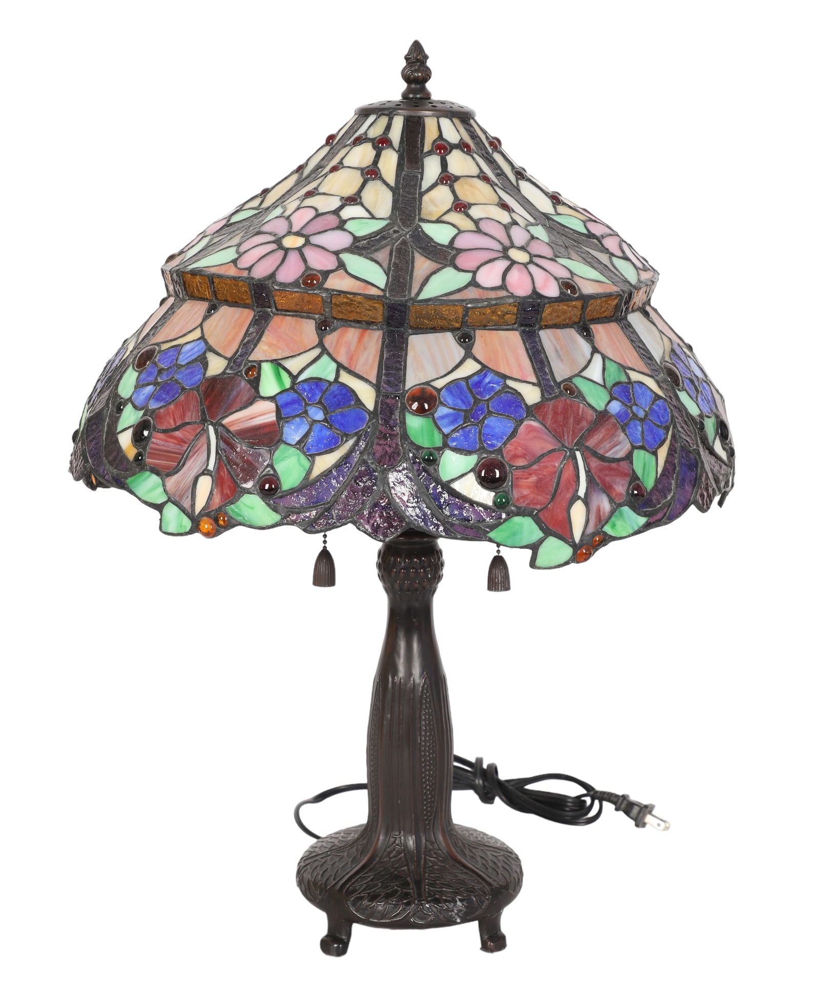 Leaded Glass Table Lamp (1 of 1)