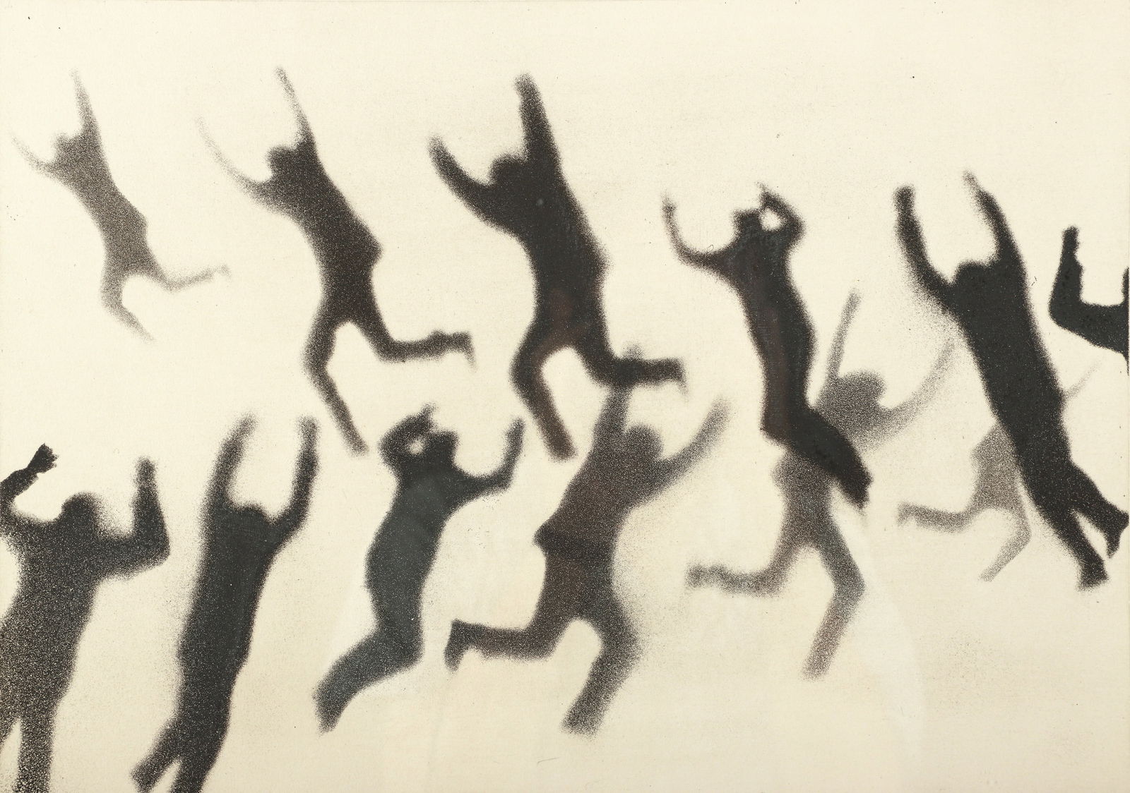 Juan Genoves Etching "Dispersion" (1 of 4)