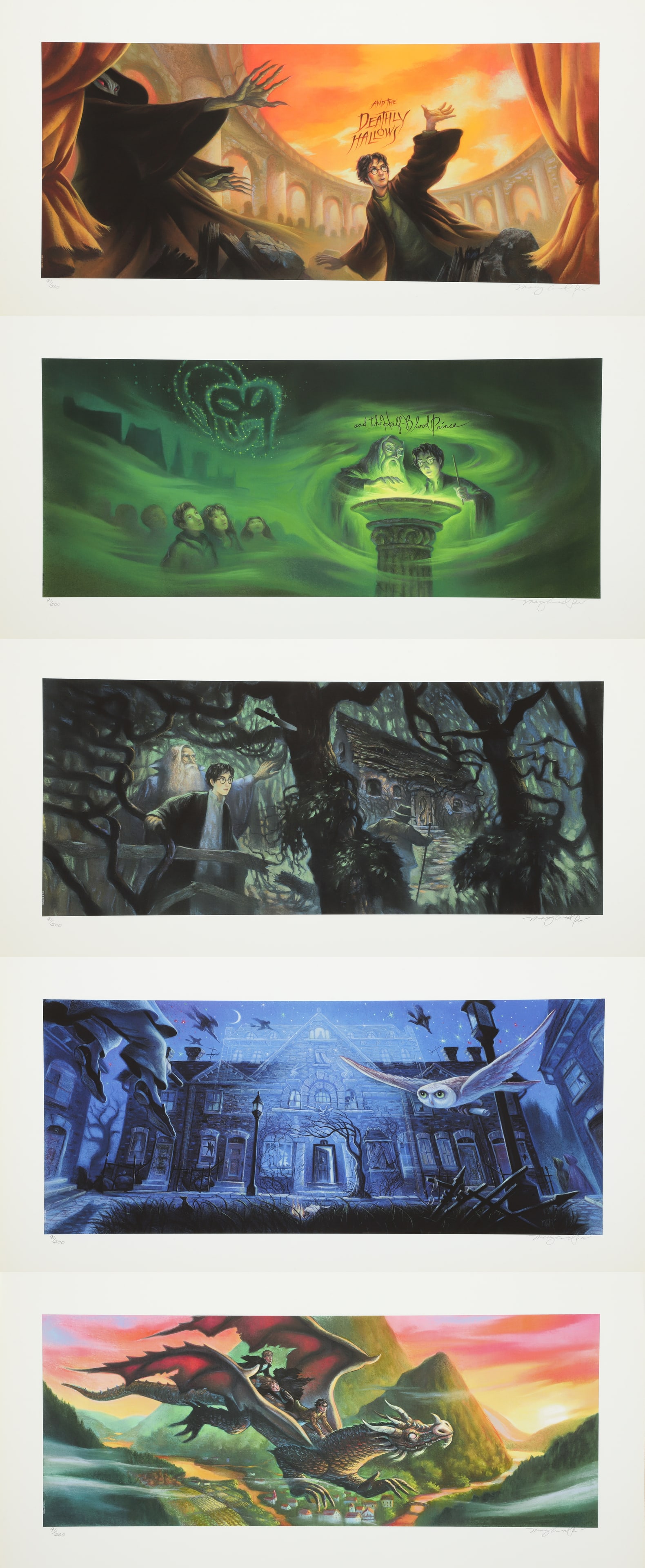 (5) Harry Potter Giclee Prints (1 of 9)