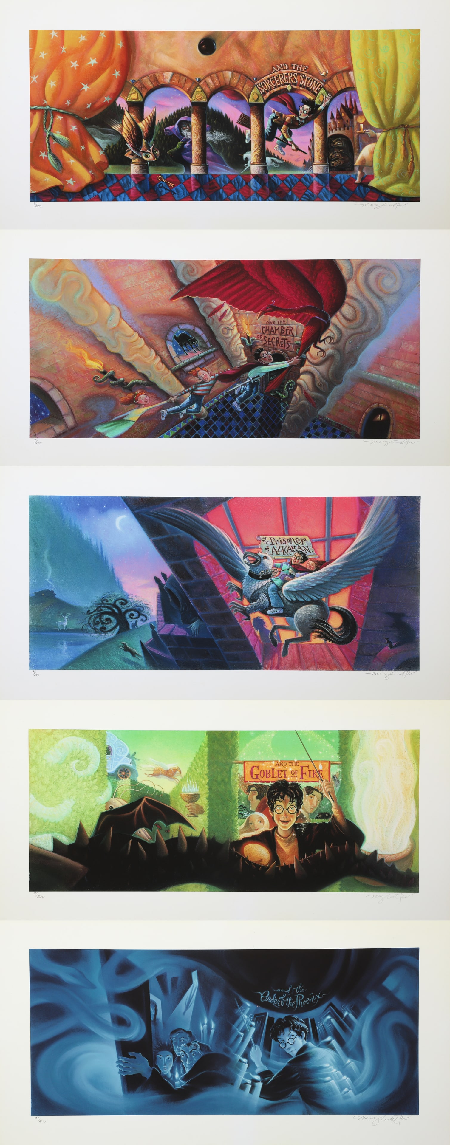 (5) Harry Potter Giclee Prints (1 of 9)