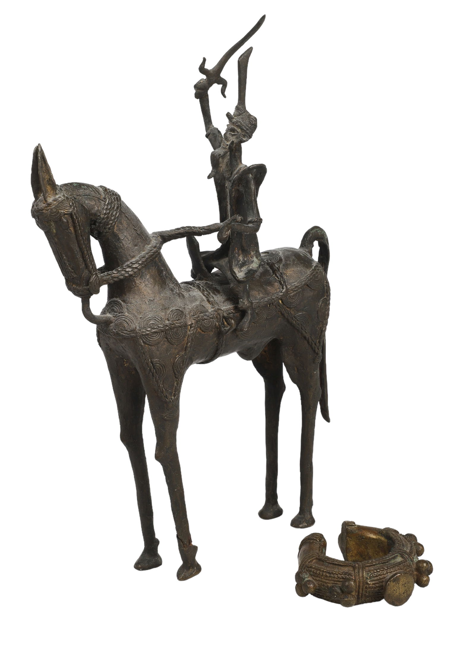 (2) African Bronze Items (1 of 8)