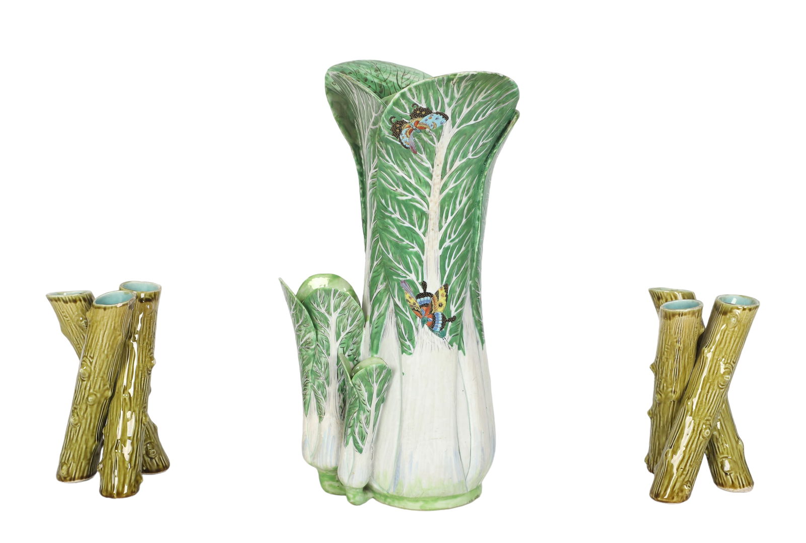 (3) Chinese Porcelain Figural Vases (1 of 7)