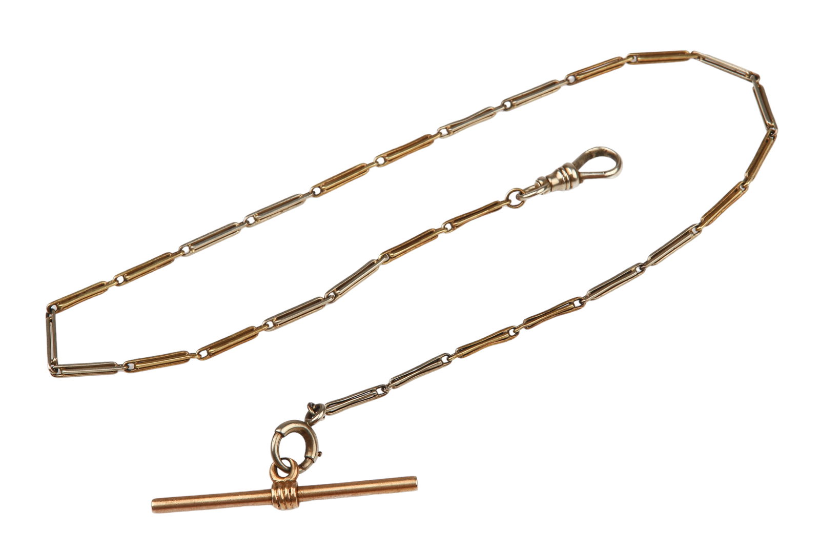 14K Two-Tone Gold Watch Chain (1 of 3)