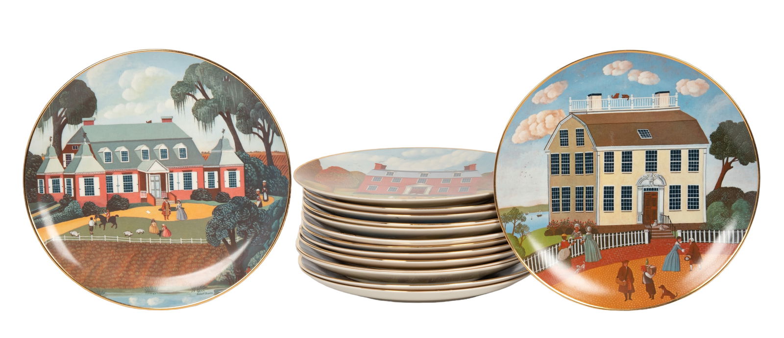 (15) Colonial Heritage Series Collector Plates (1 of 2)