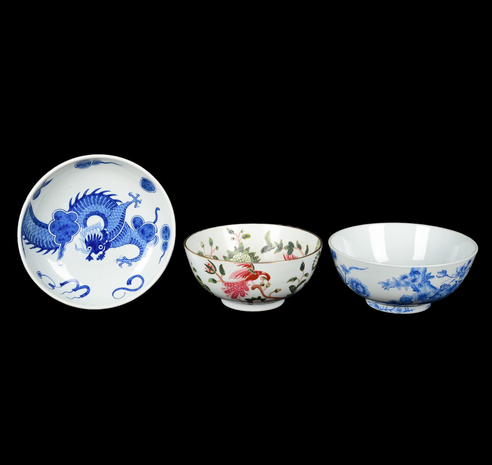 (3) Winterthur Adaptation Porcelain Bowls (1 of 4)