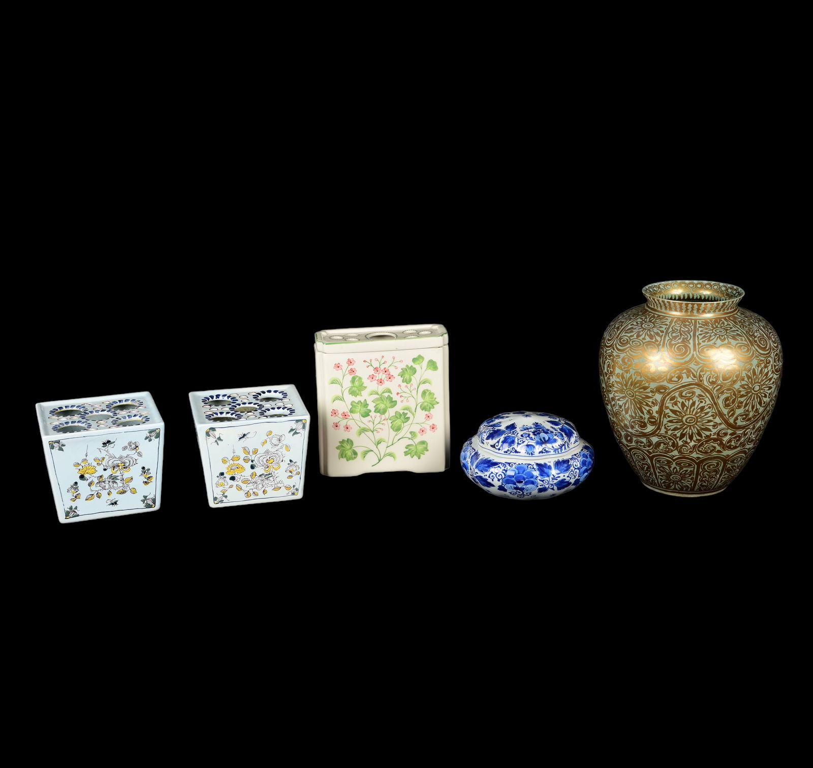 (5) Pcs Delft & Style Porcelain (1 of 3)