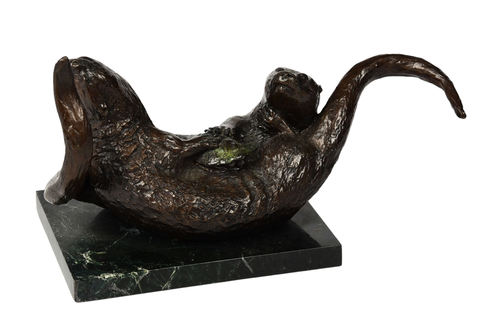 William Turner Bronze Otters Sculpture (1 of 3)