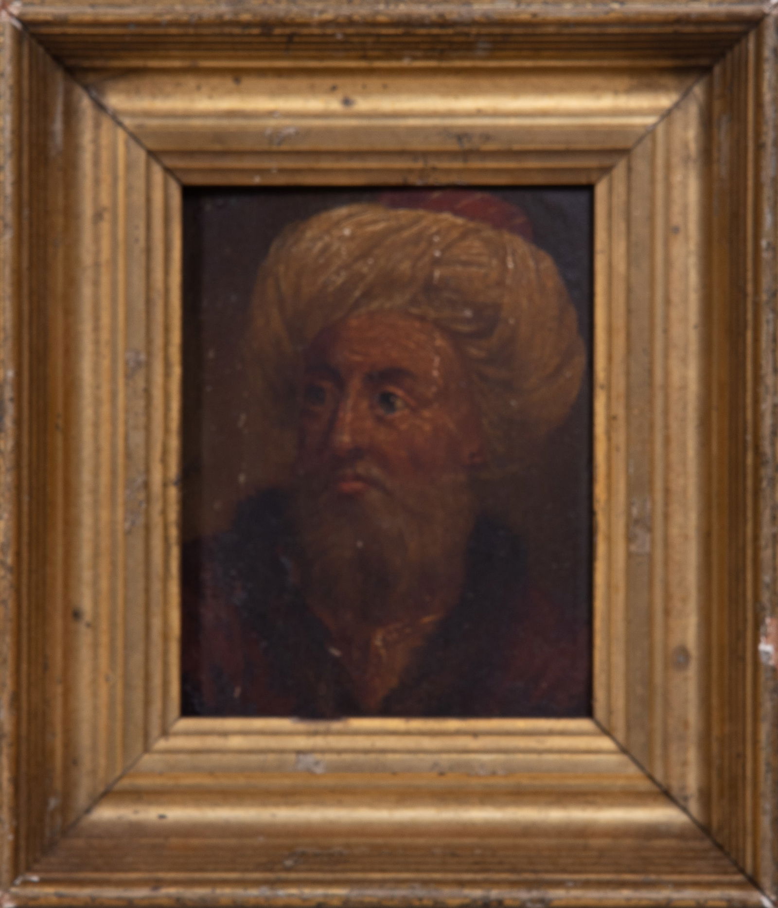 19th C Orientalist Portrait Painting (1 of 2)