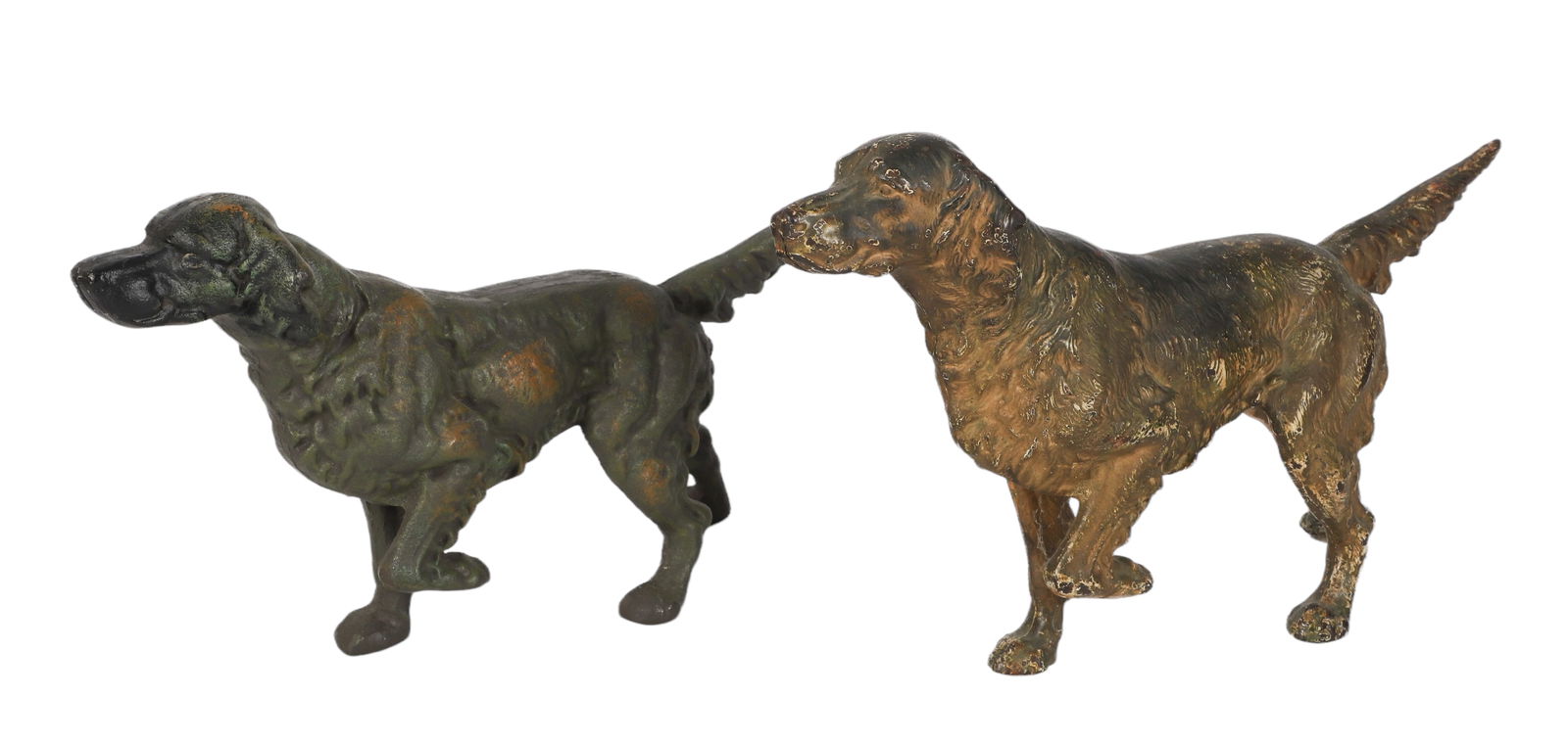 (2) Cast Iron Dog Doorstops (1 of 3)