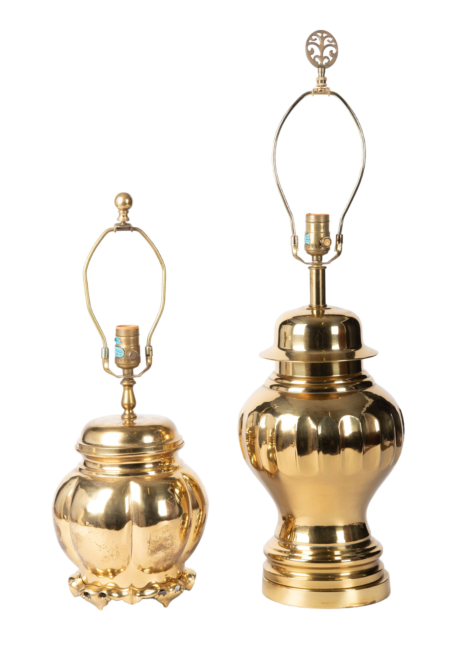 (2) Brass Table Lamps (1 of 2)