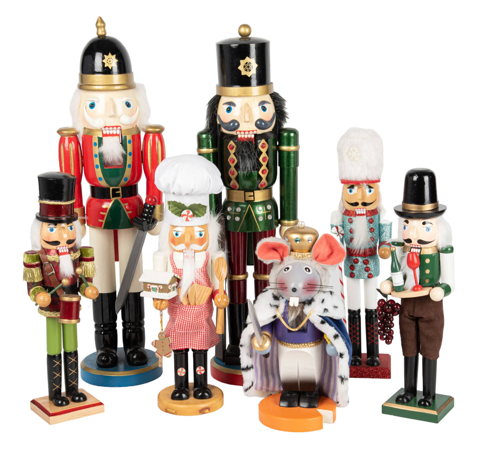 (7) Figural Nutcrackers Auction