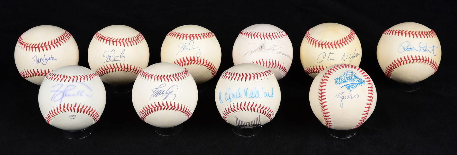 (10) Signed 1990's Braves Baseballs (1 of 1)