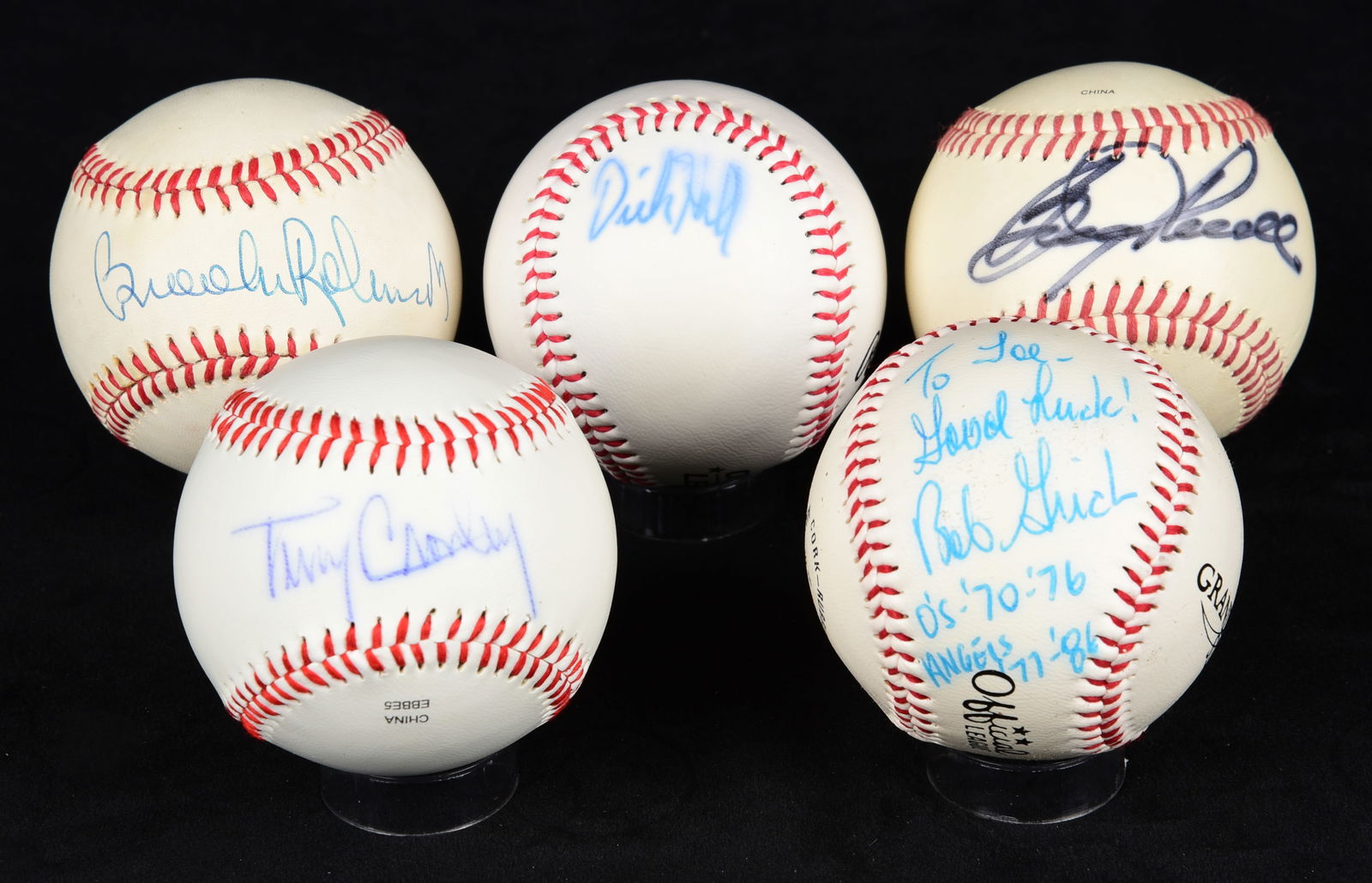 (5) 1970's Orioles Signed Baseballs (1 of 1)
