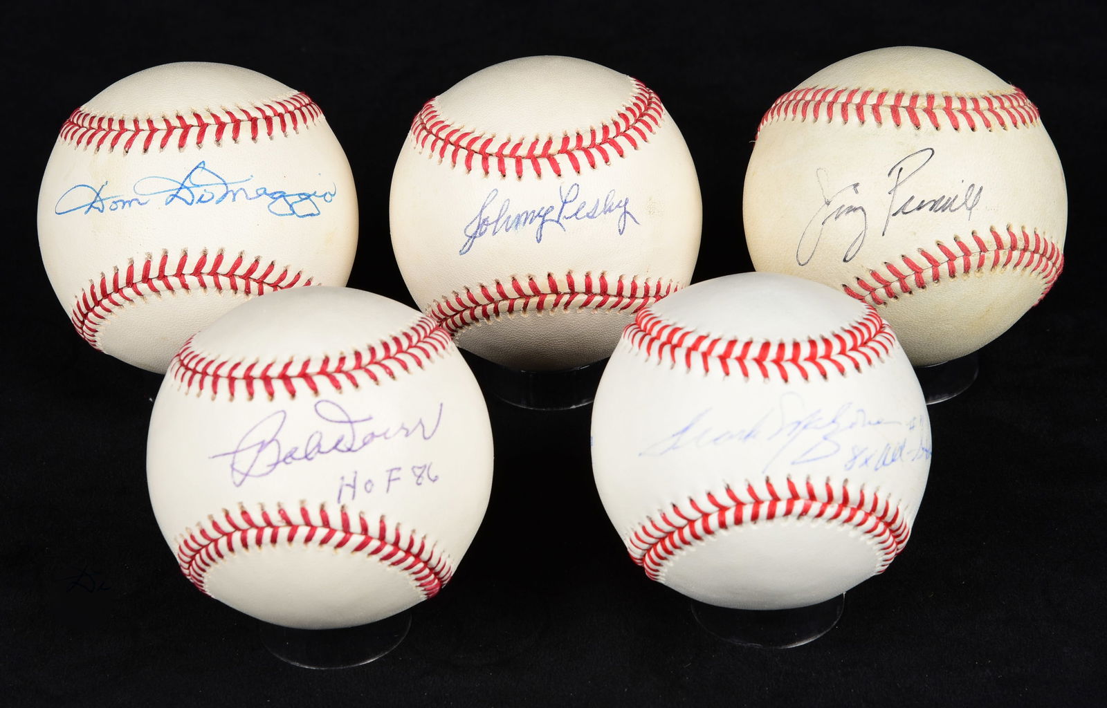 (5) Red Sox 1950's Player Signed Balls (1 of 1)