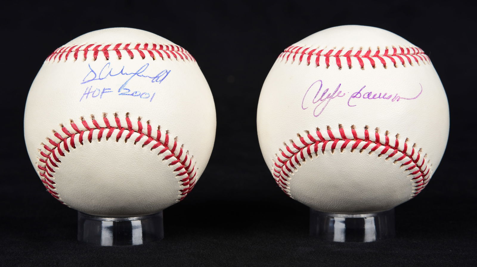 Dawson and Winfield Signed Baseballs (1 of 2)