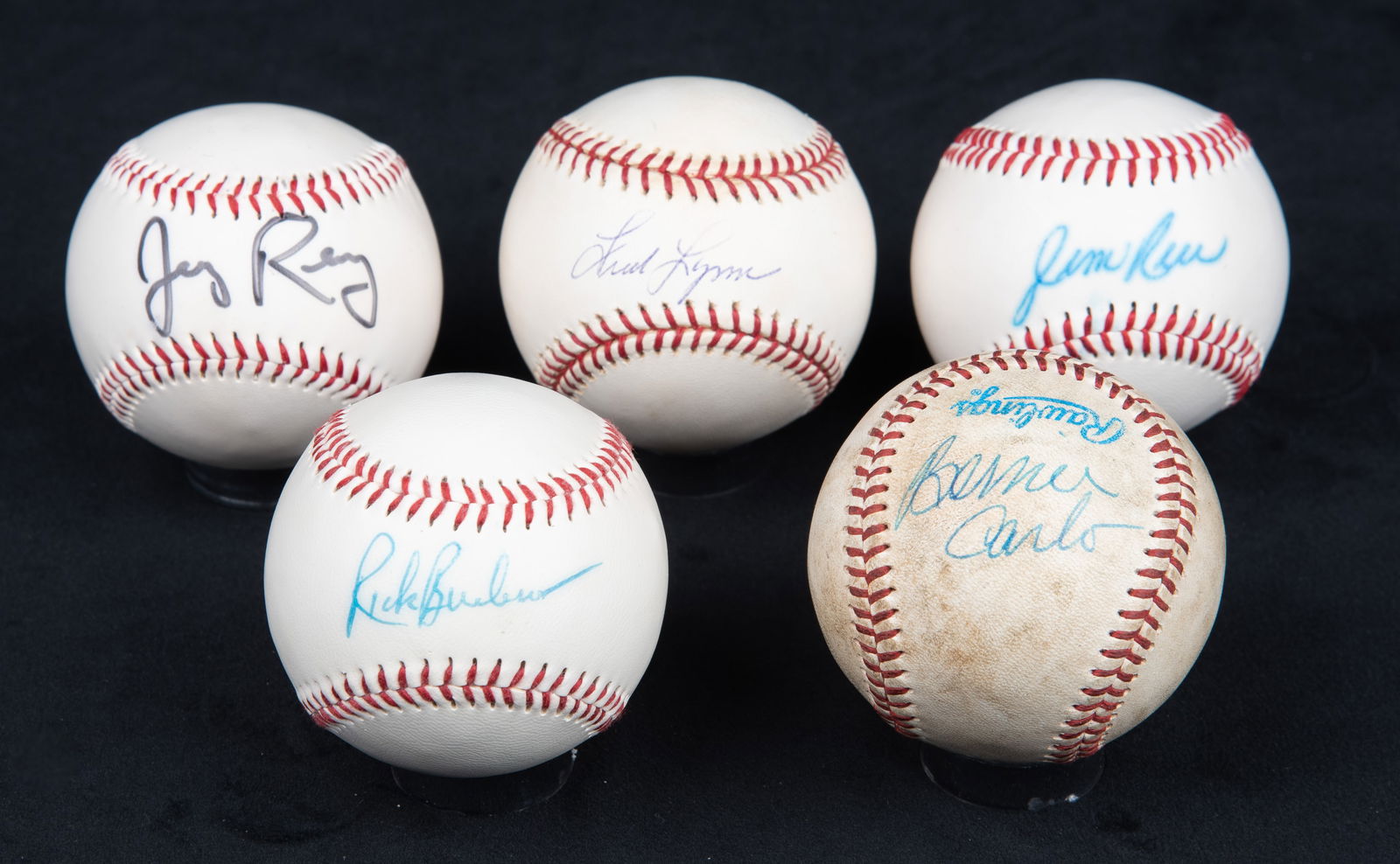 (5) 1970s Boston Red Sox Signed Baseballs (1 of 1)