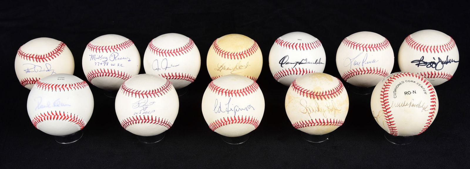 (12) WS 78/79 NY Yankees Signed Baseballs (1 of 2)