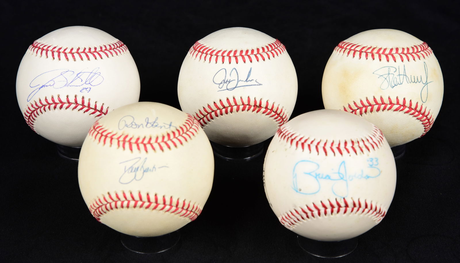 (5) Retired Braves Signed Baseballs (1 of 1)