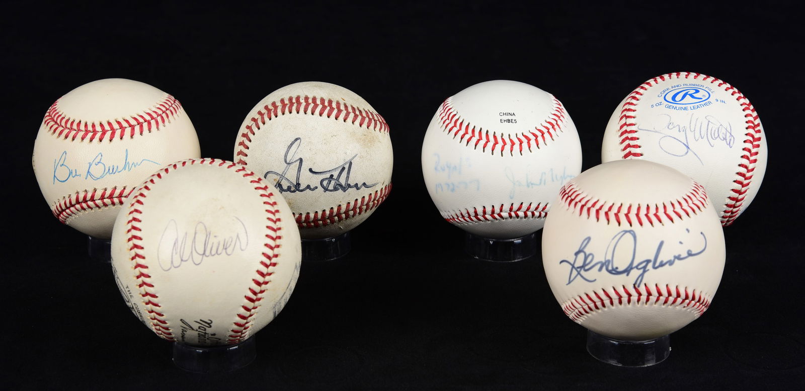 (6) 1970's Signed Baseballs (1 of 2)