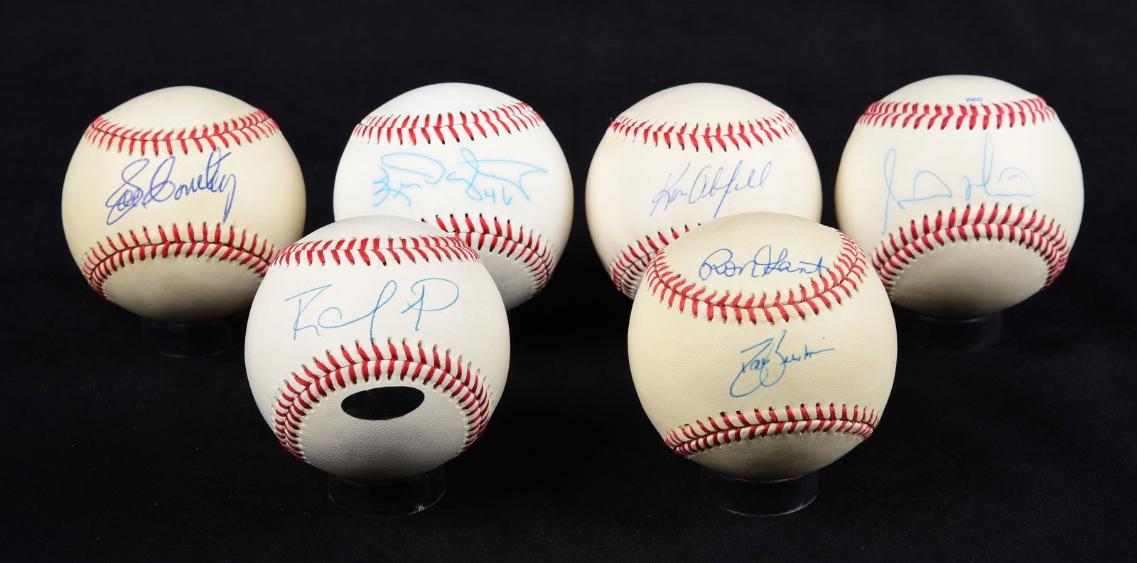 (6) Atlanta Braves Signed Baseballs (1 of 1)