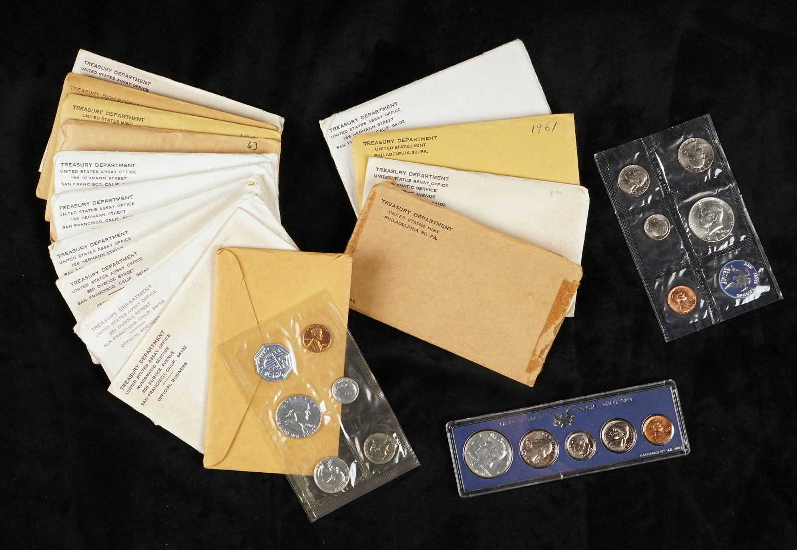 (10) 1964 and before US Mint Sets (1 of 5)