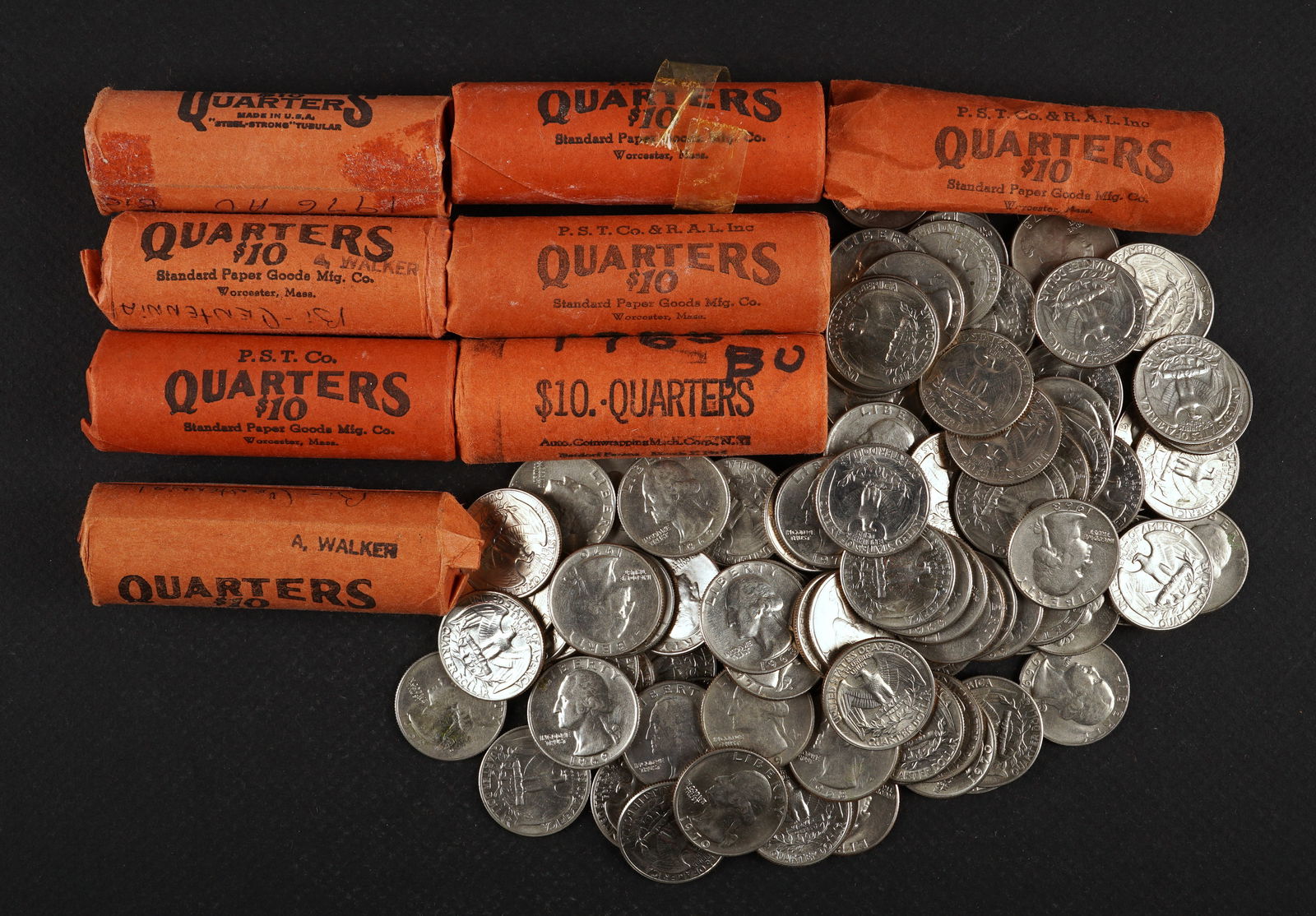 $98 Face Value Post 1964 Washington Quarters (1 of 1)