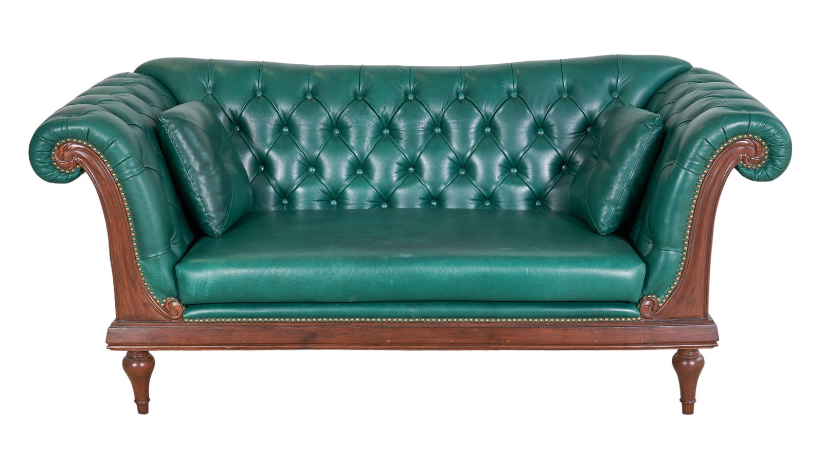 Leather Chesterfield sofa (1 of 3)