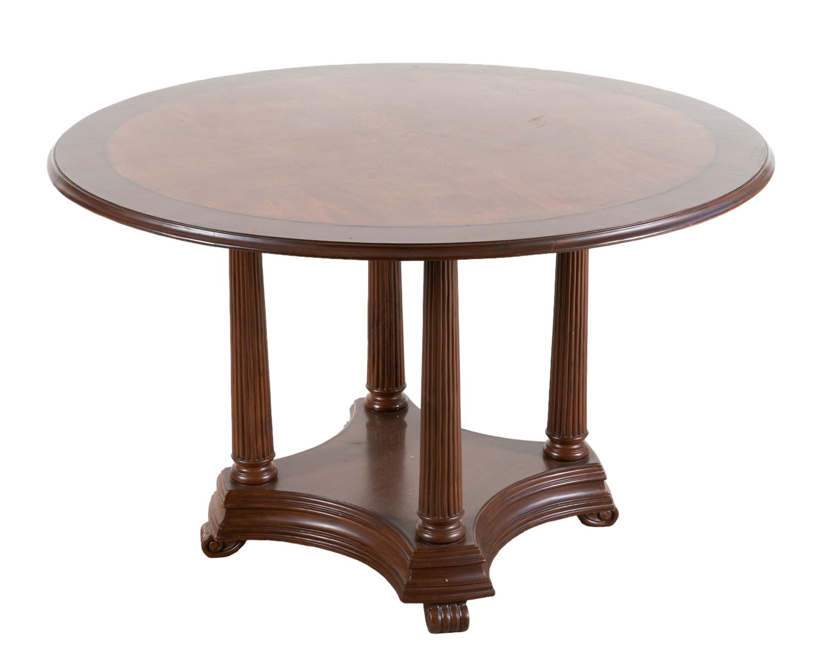 Regency style mahogany center table (1 of 2)