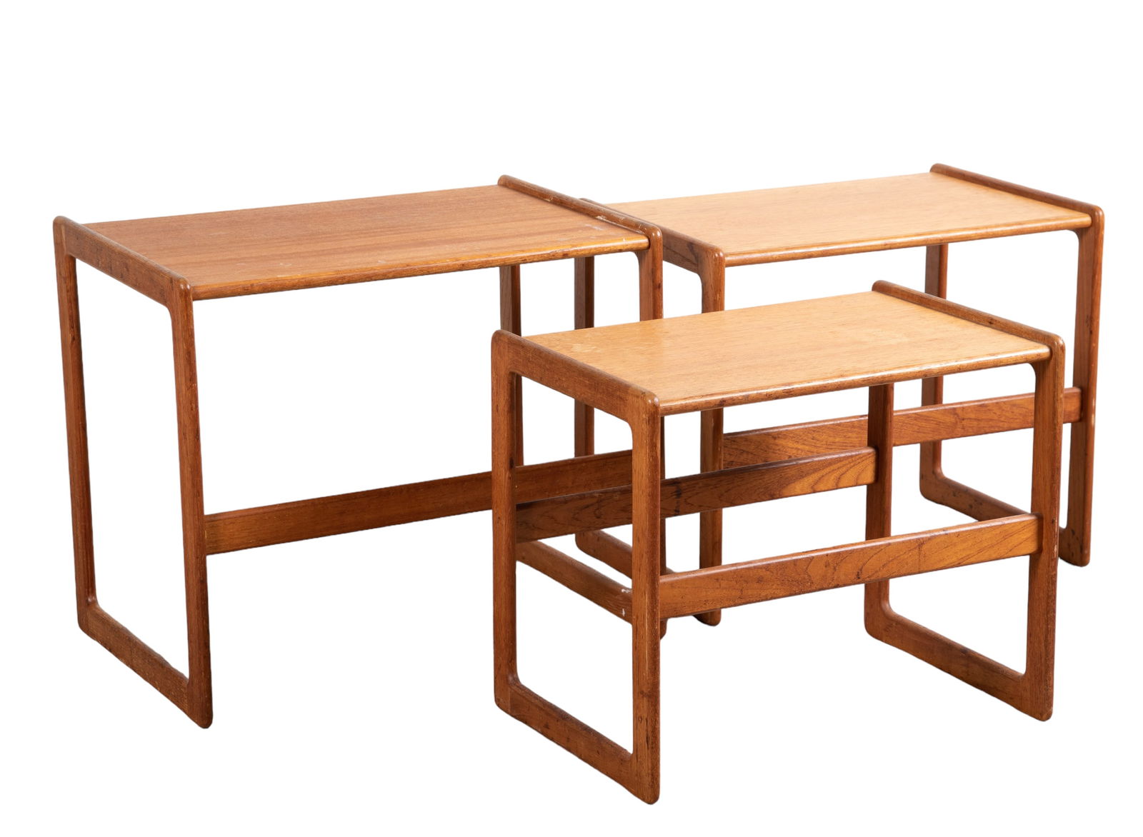 Set of Danish Modern teak nesting tables (1 of 2)
