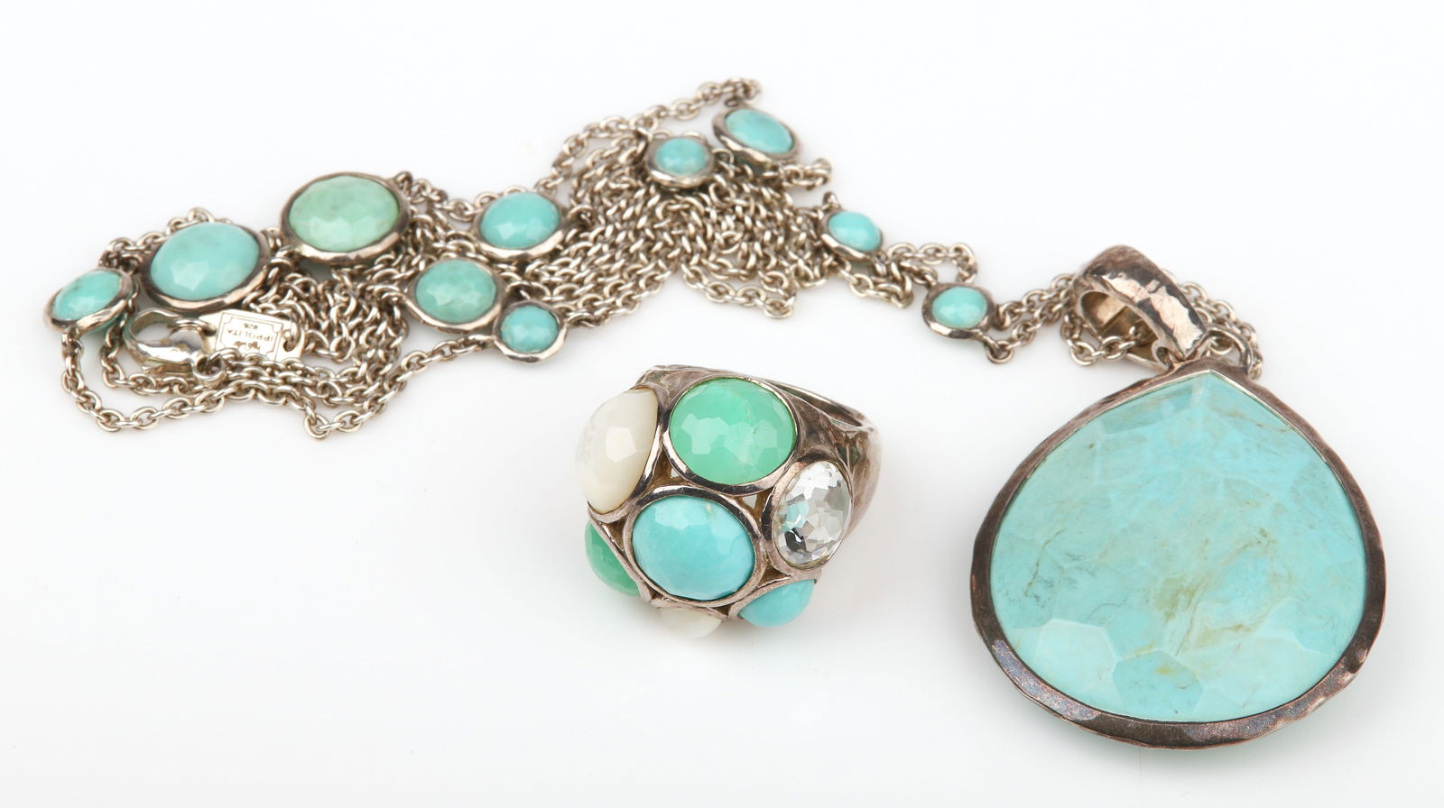 Ippolita Sterling Station Necklace and Ring (1 of 9)