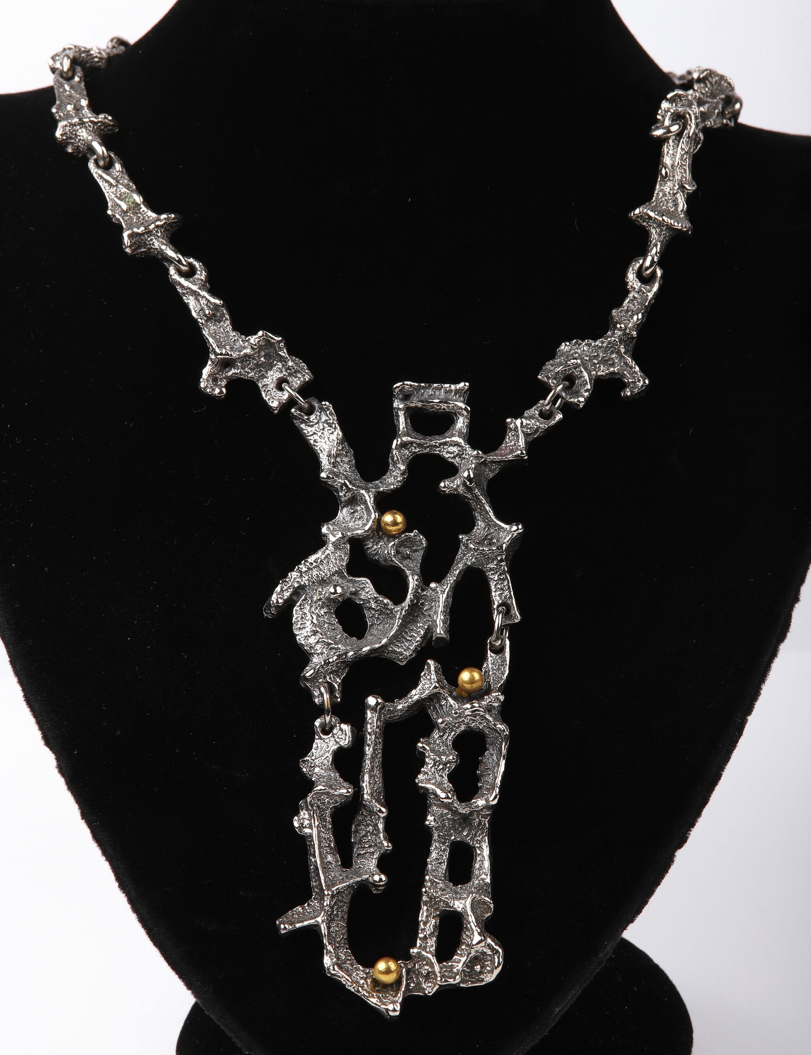Robert Larin Brutalist Bib Necklace (1 of 5)