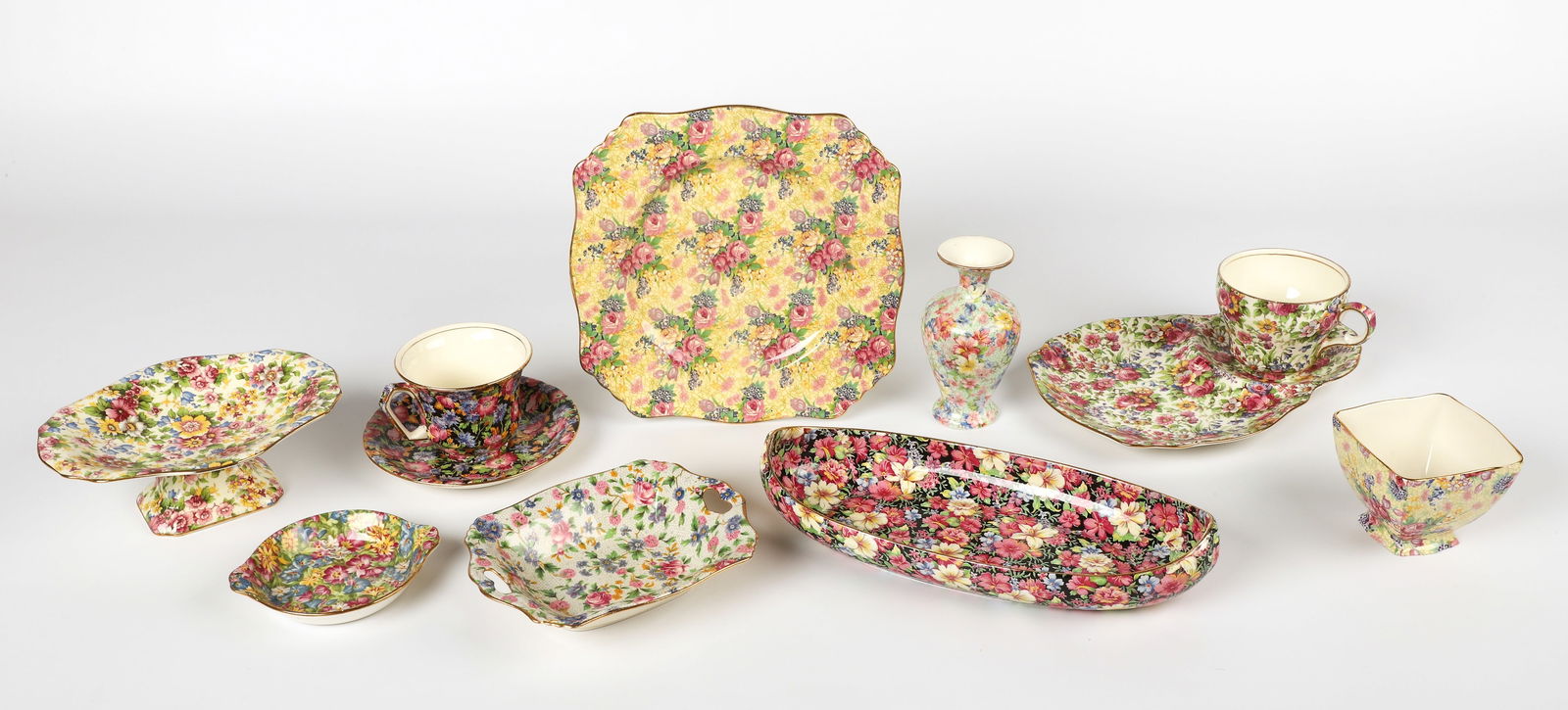 (11) Royal Winton Porcelain Table Items (1 of 4)