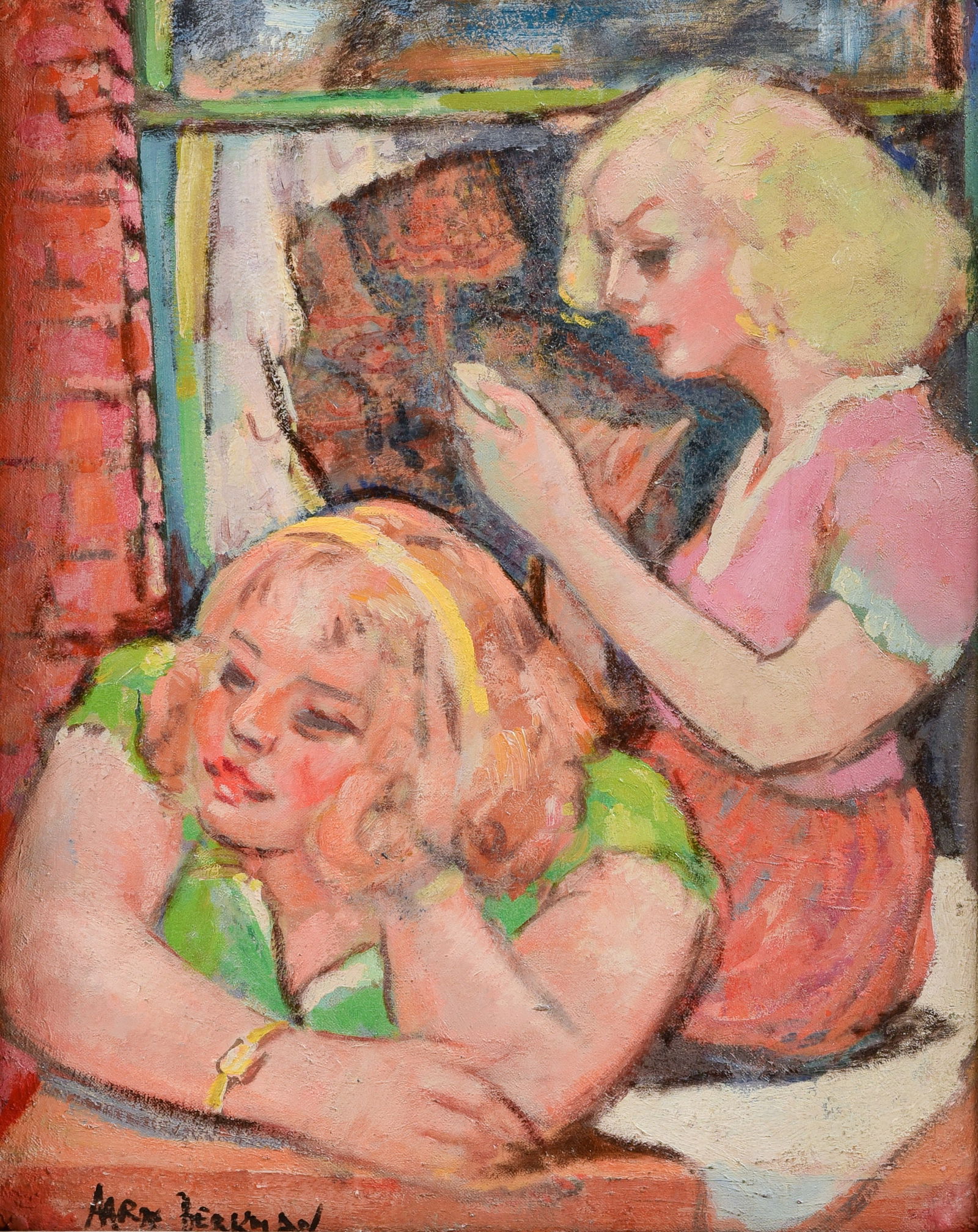 Aaron Berkman "At the Window" (1 of 4)