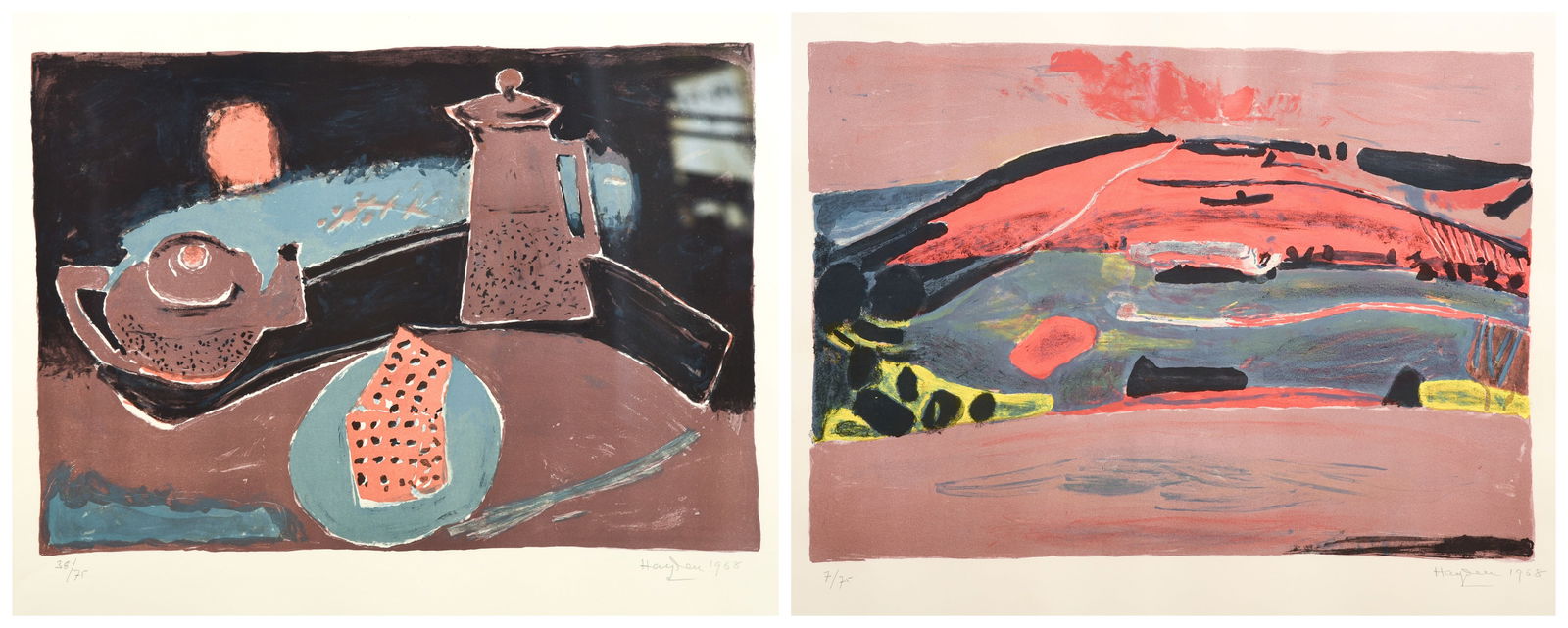 Henri Hayden (2) Lithographs (1 of 7)