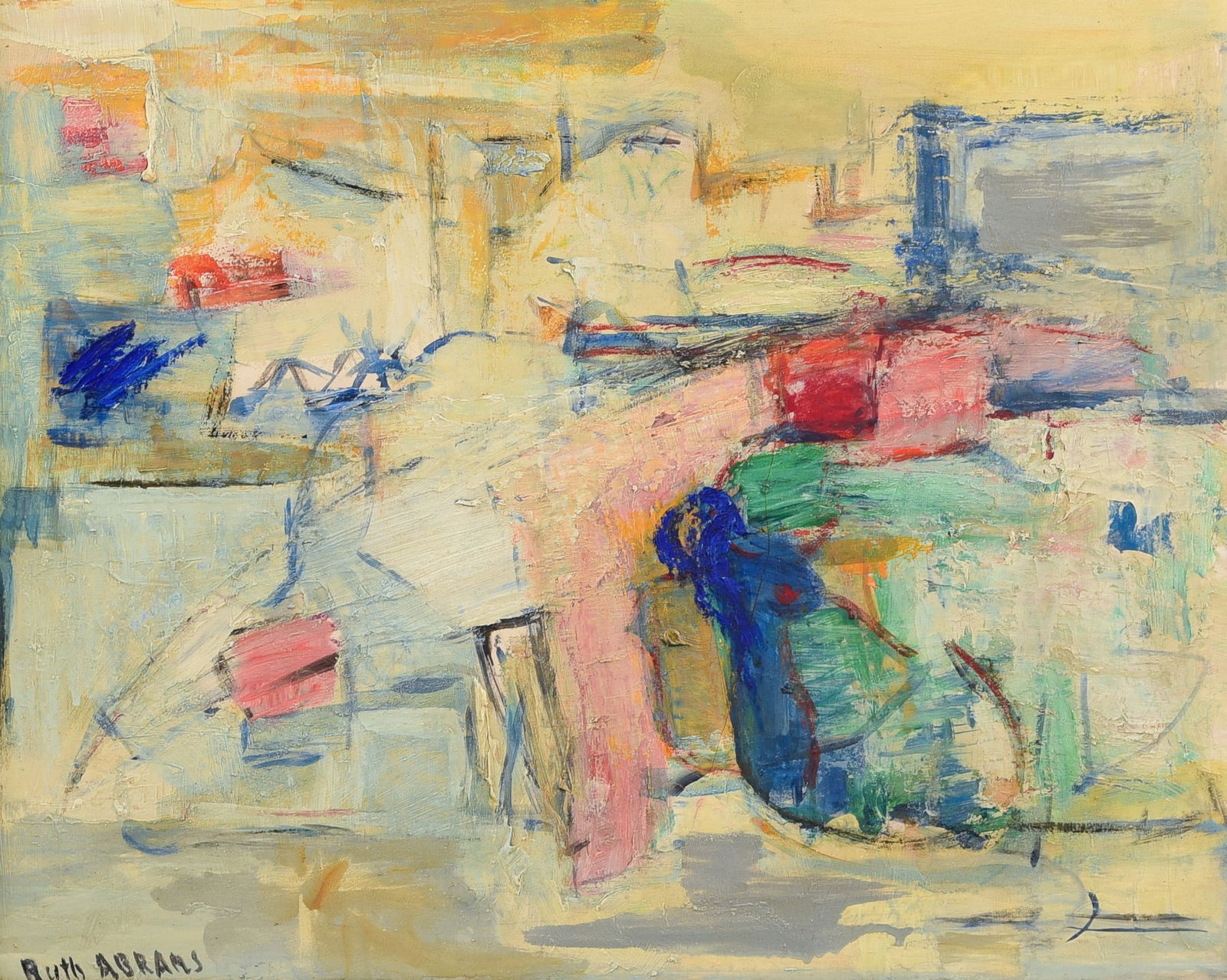 Ruth Abrams Abstract Expressionist Painting (1 of 4)