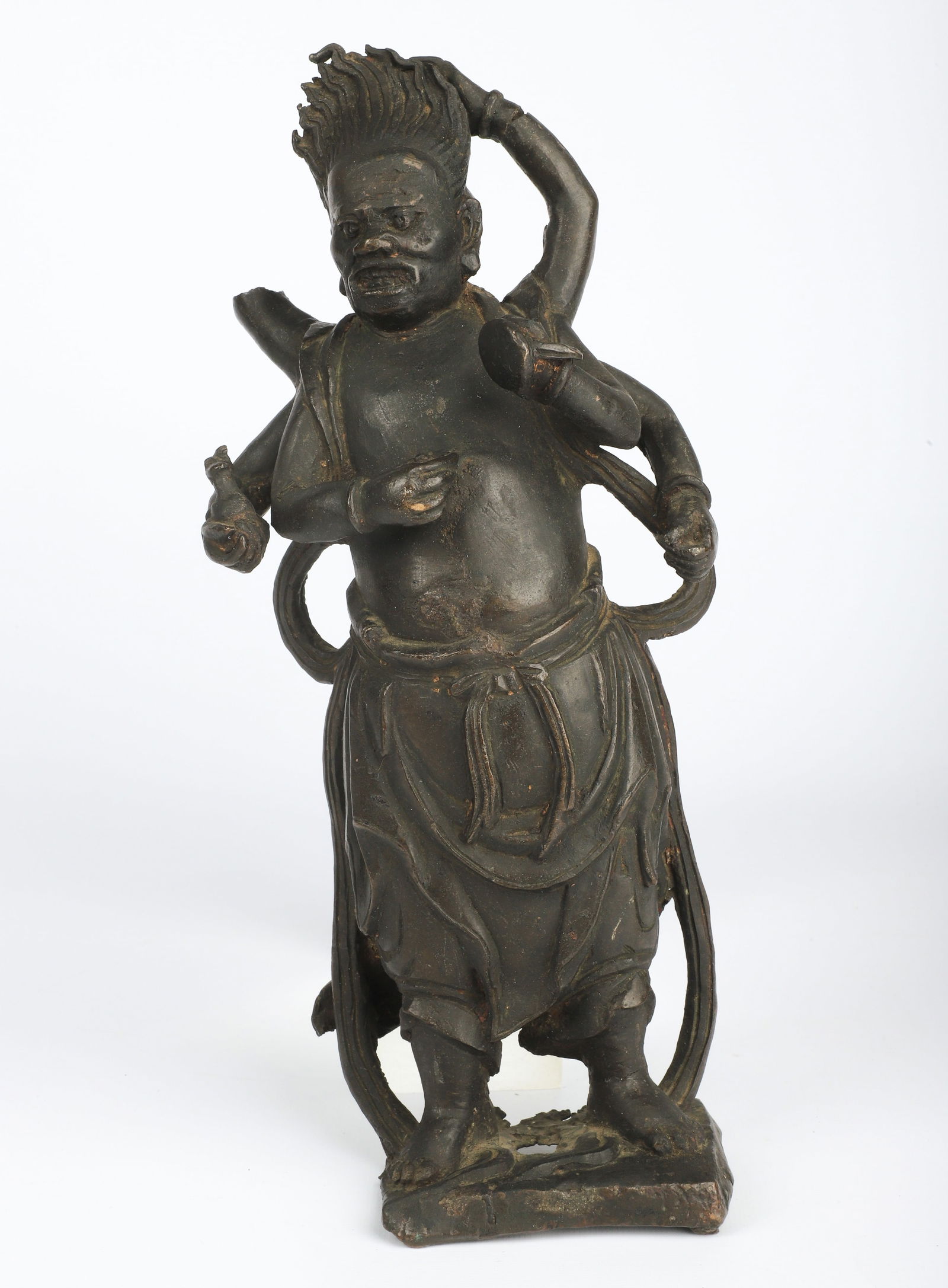 Indian Bronze Statue of Deity with Four Arms (1 of 6)
