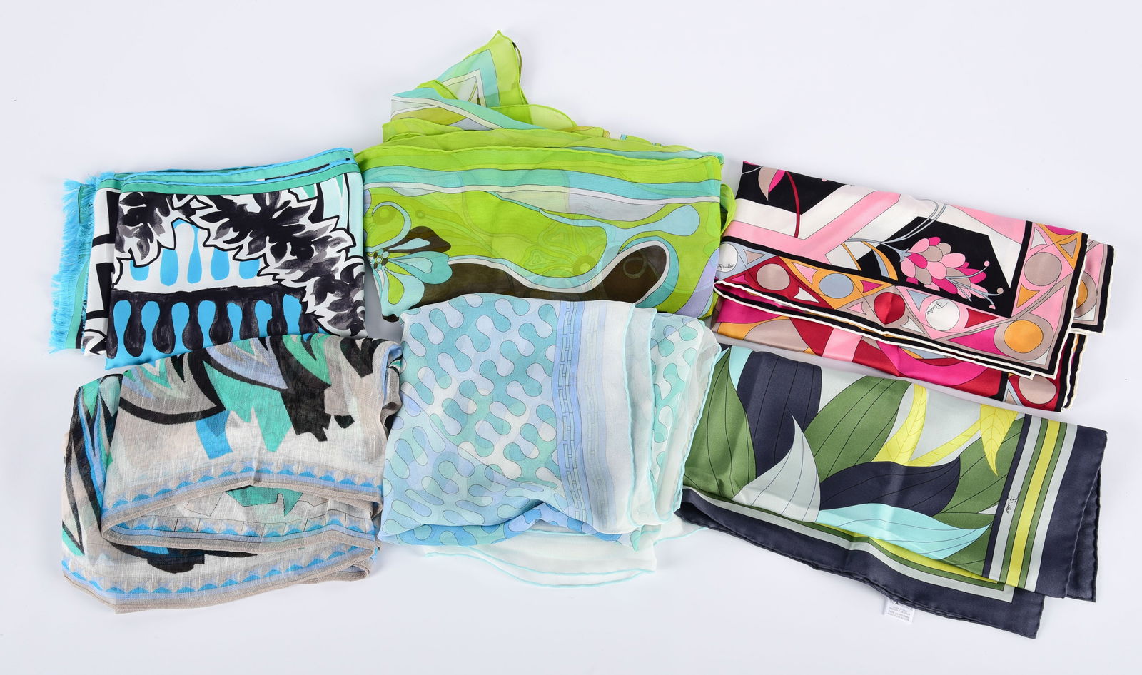 (6) Emilio Pucci Scarves (1 of 1)