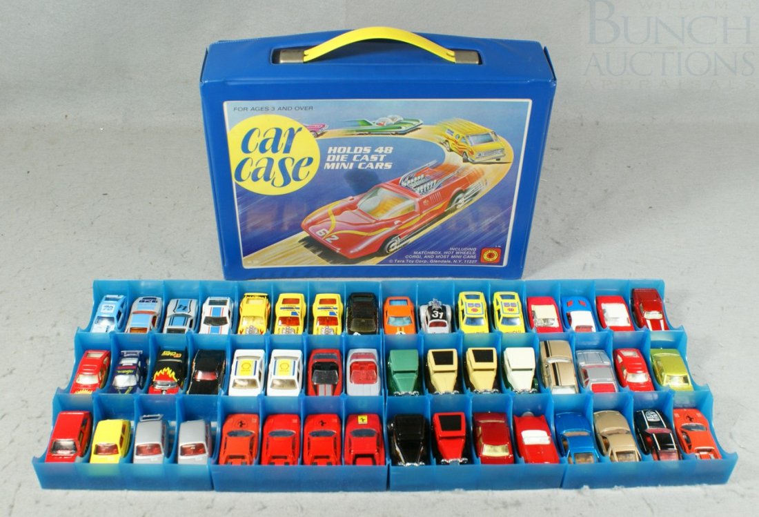 48 Matchbox Toy Cars including a Tara Toy Case: 48 Matchbox Toy Cars including a Tara Toy Case