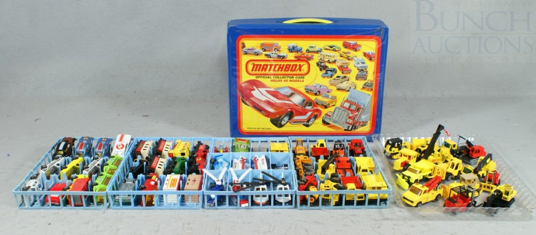 62 Matchbox Toy Cars including 1980 Original Col: 62 Matchbox Toy Cars including 1980 Original Collectors Case