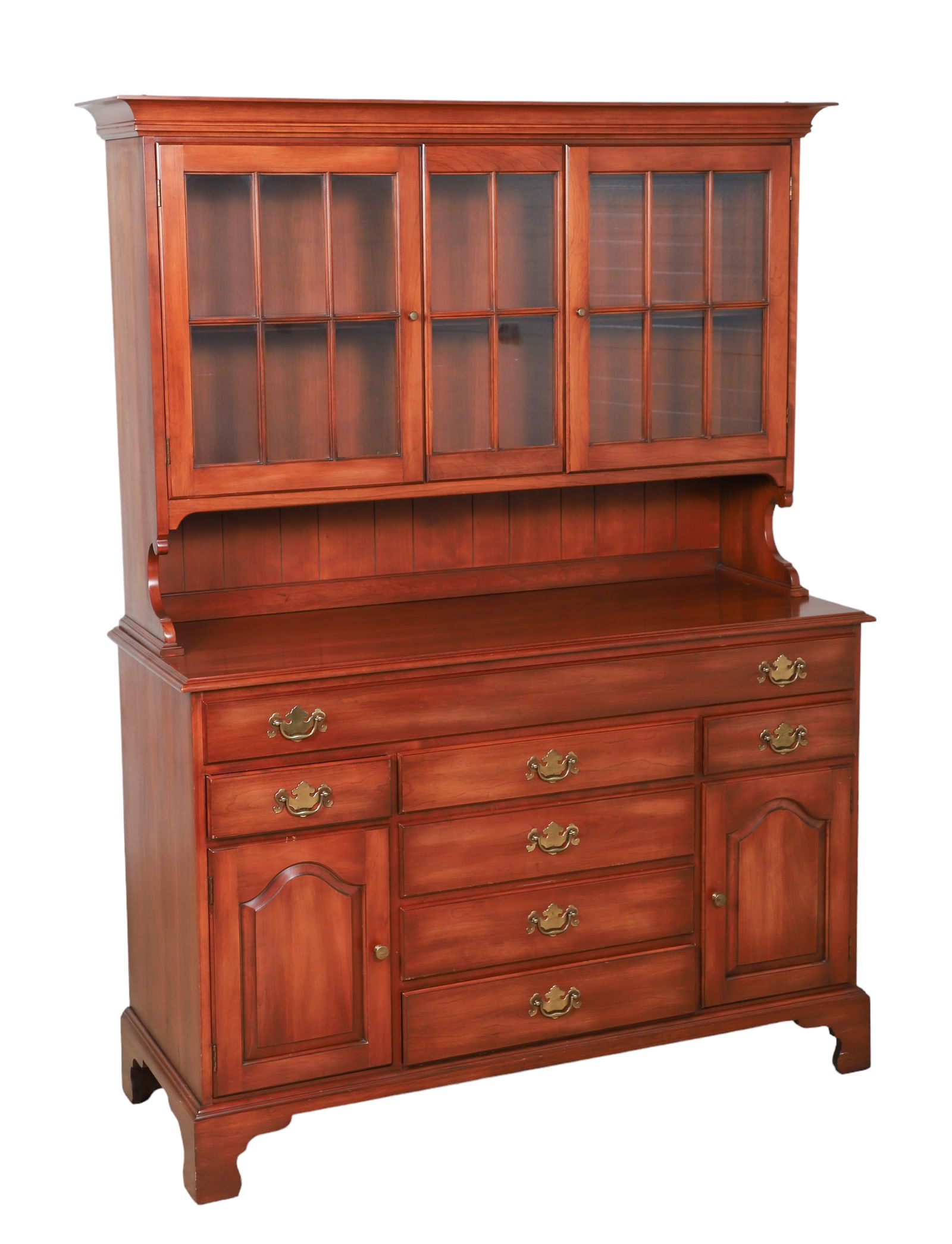 Henkel Harris Virginia Galleries cherry breakfront (1 of 4)