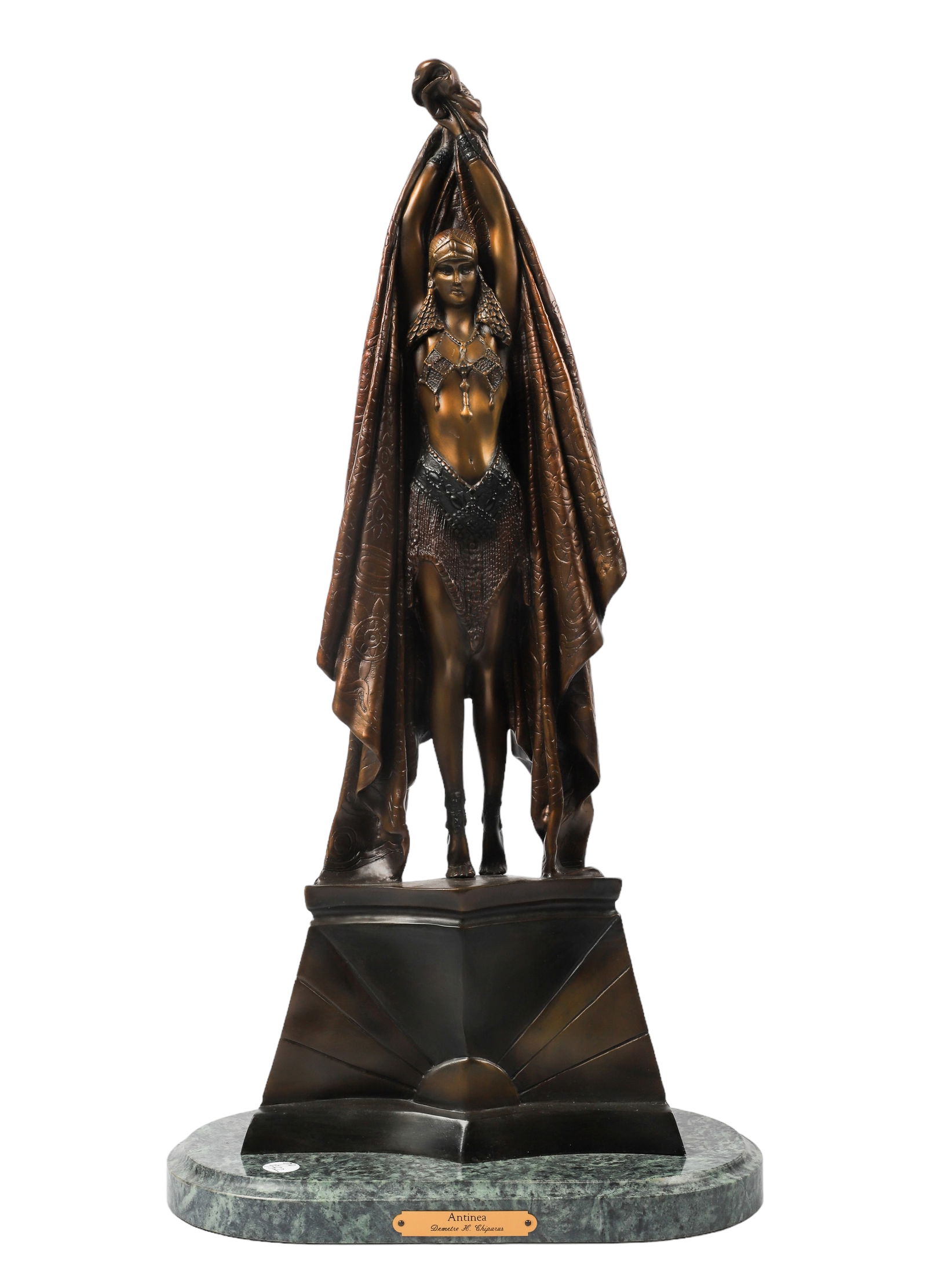 Chiparus Art Deco Bronze "Antinea" Sculpture (1 of 4)