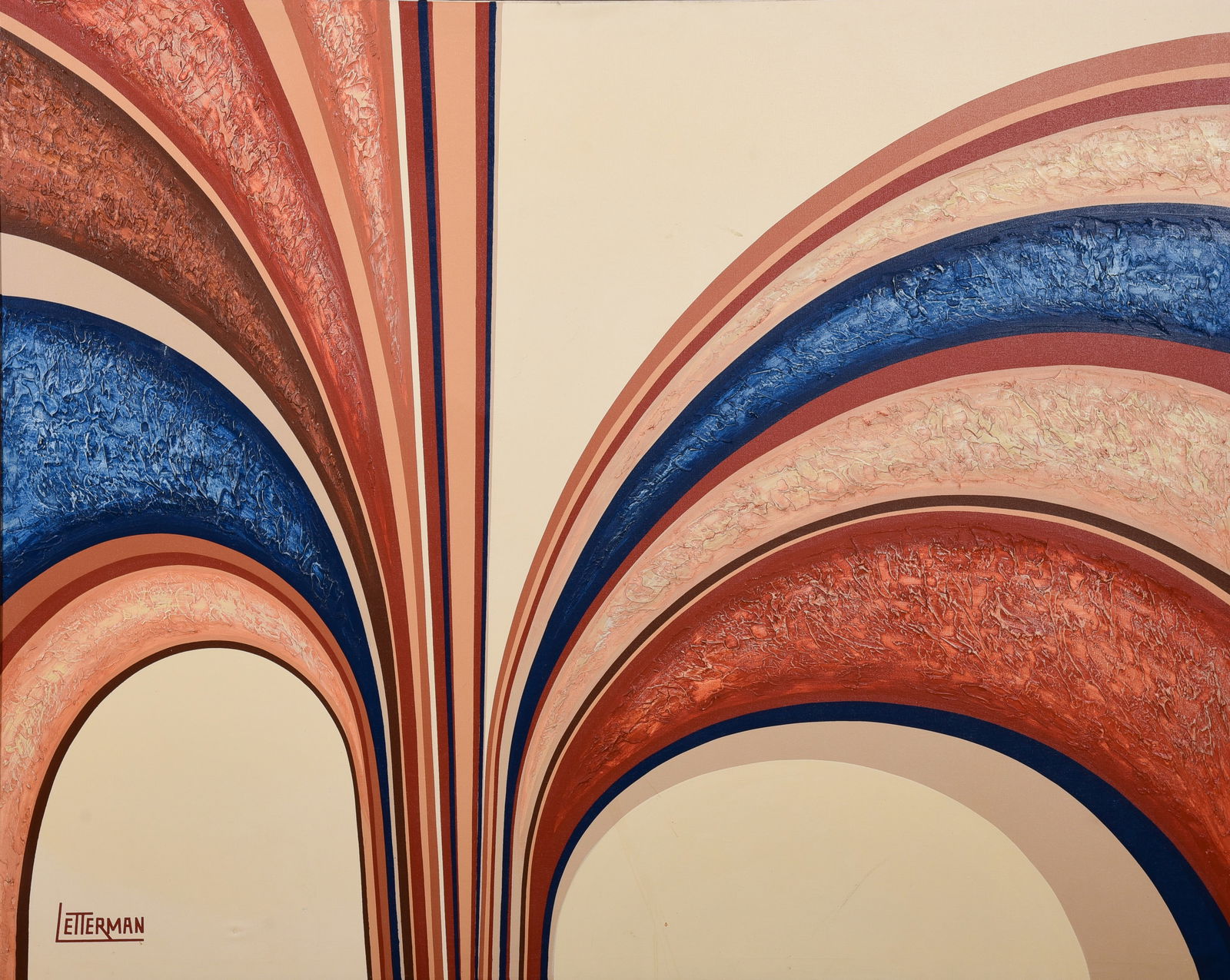 Antoinette Letterman Large Hard Edge Abstract (1 of 4)