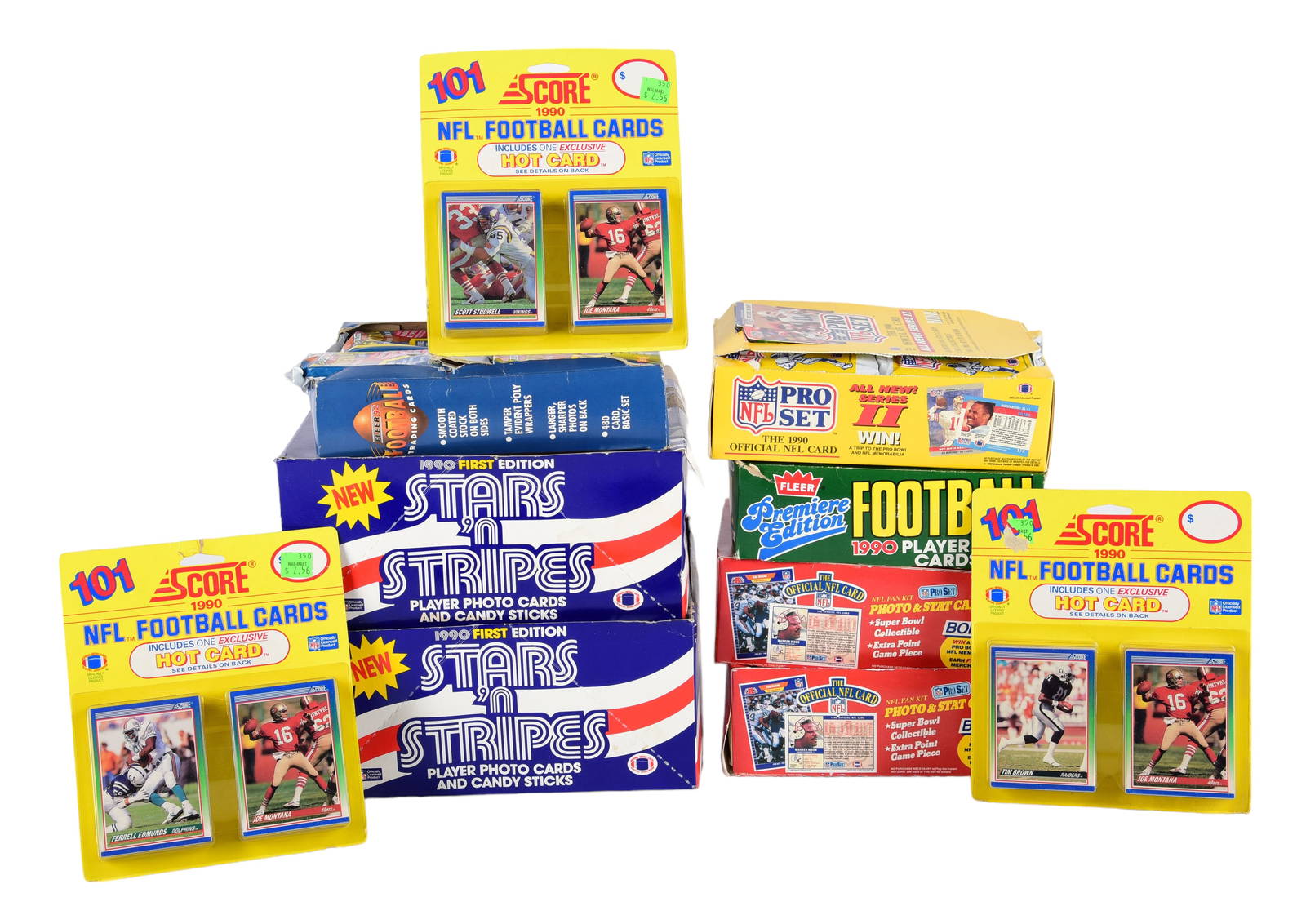 Football Card Boxes And Packs Auction