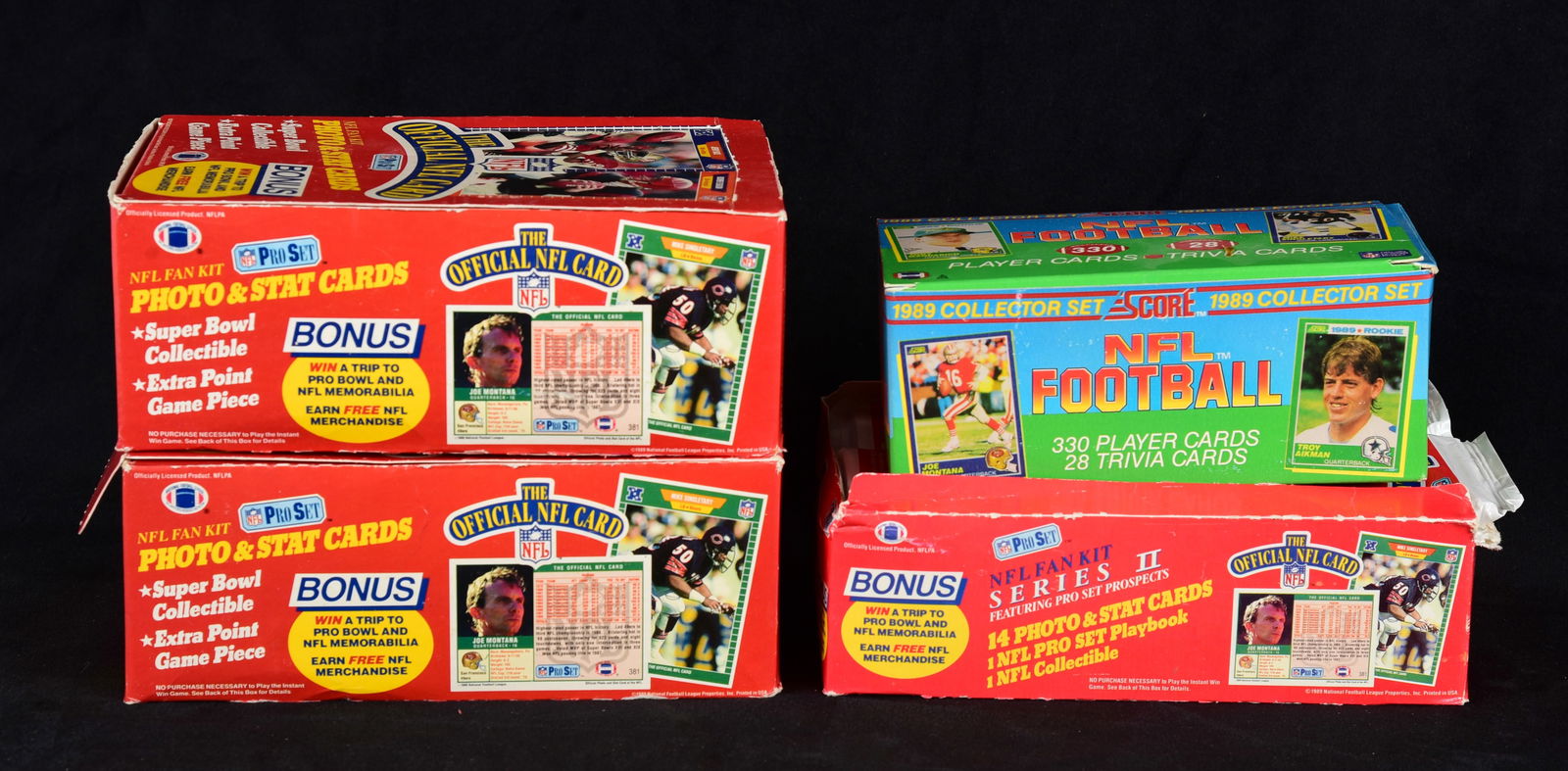 1989 Football Card Boxes and Set (1 of 2)