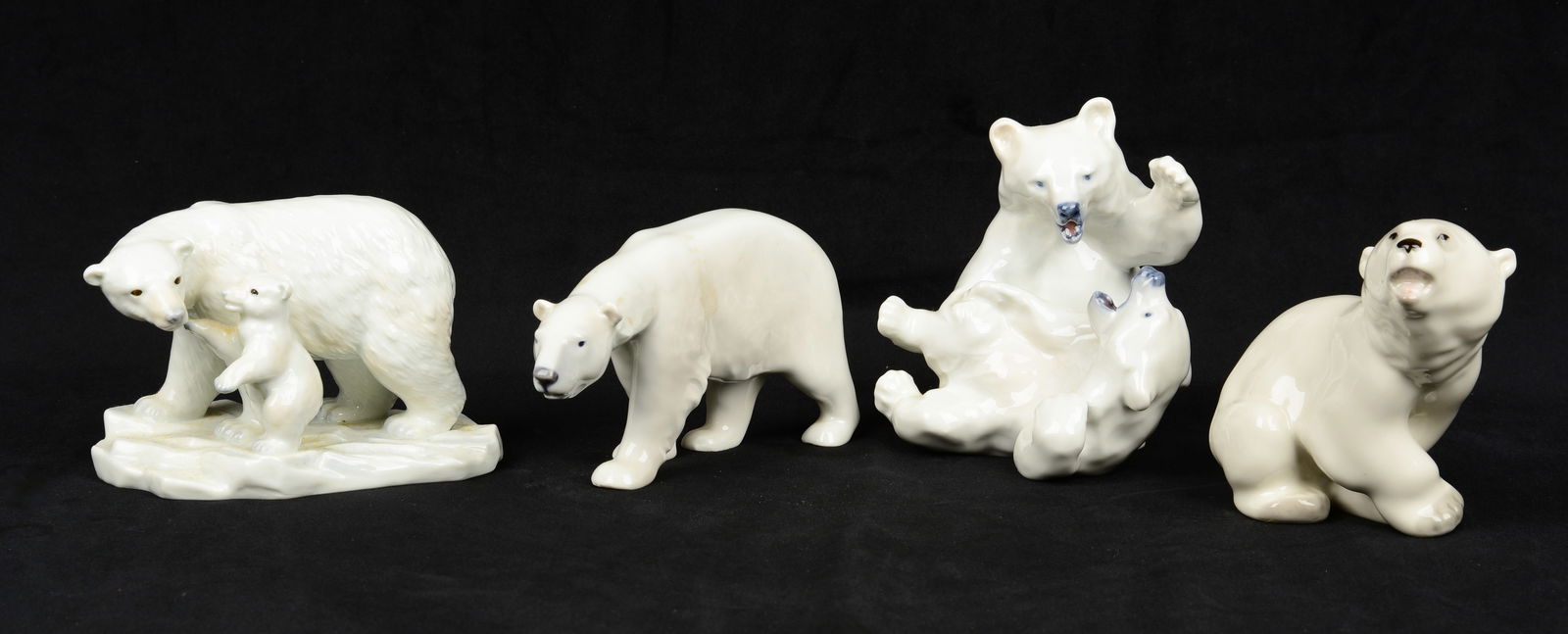 (4) Porcelain Polar Bear Figures (1 of 2)