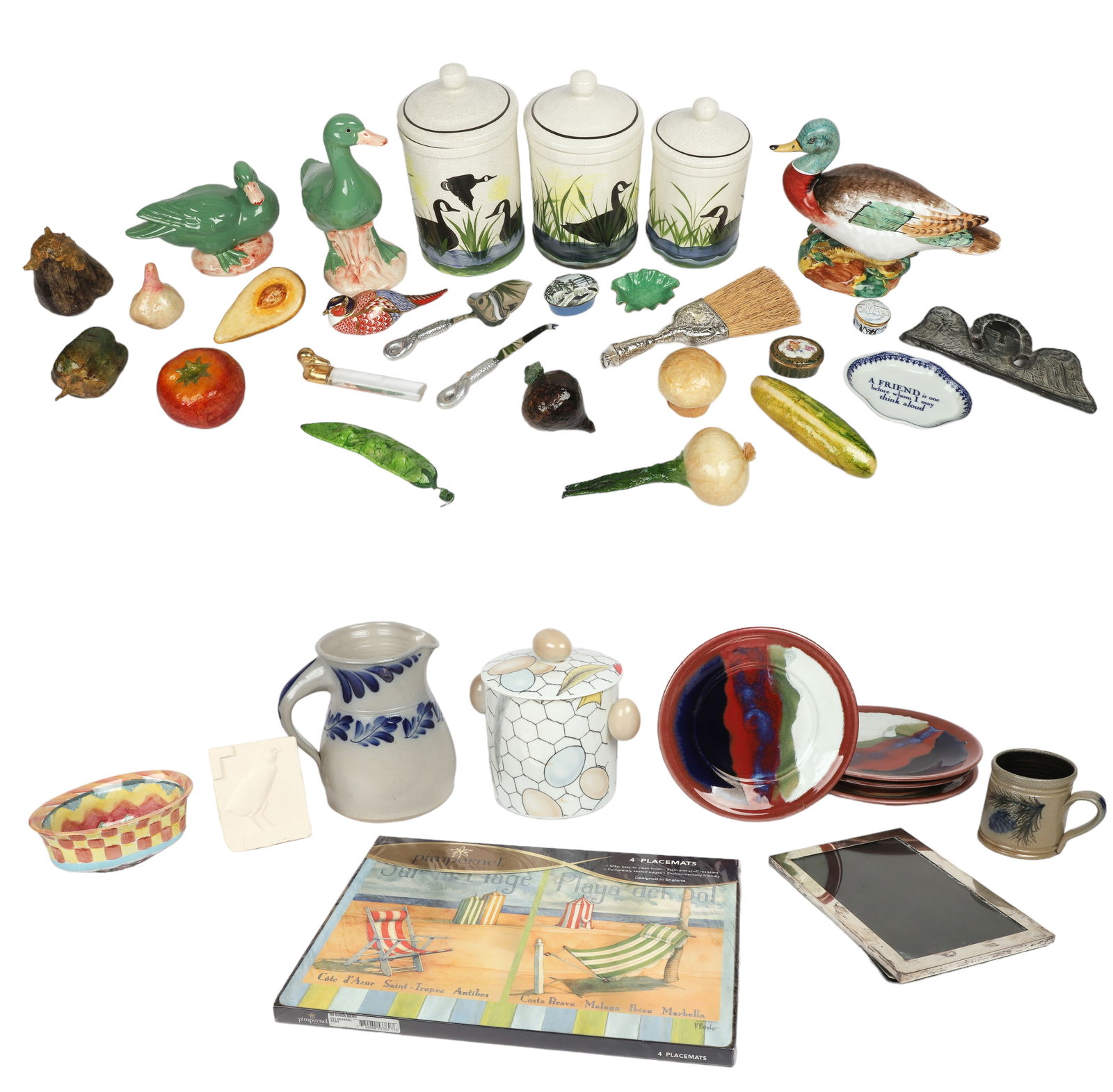 Trinkets, Cannisters, Collectibles, Porcelain Etc. (1 of 9)