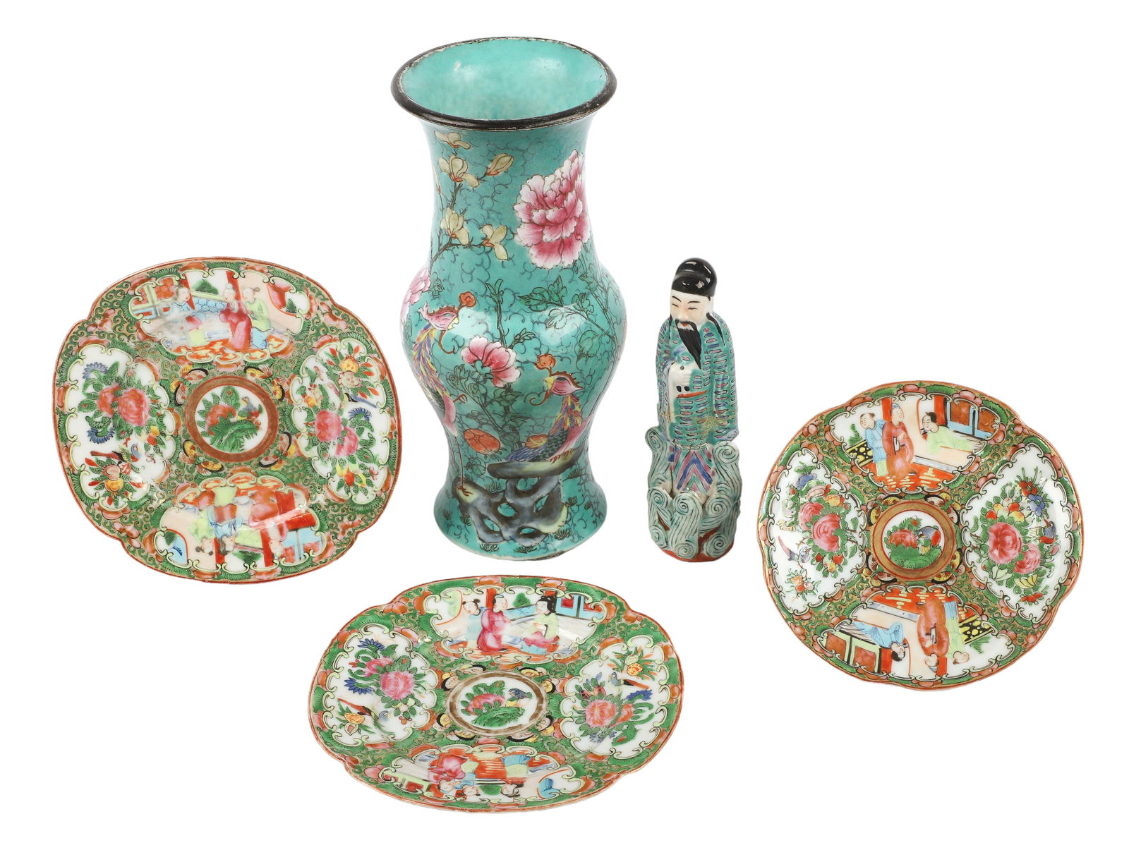 (5) Pcs Chinese Porcelain (1 of 4)