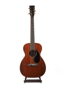 Martin Guitar 1934 0-17, 55914: Martin Guitar 1934 0-17, 55914, Newer Martin case, "As Found" condition, most finish not original, replaced frets, replaced bridge, needs work